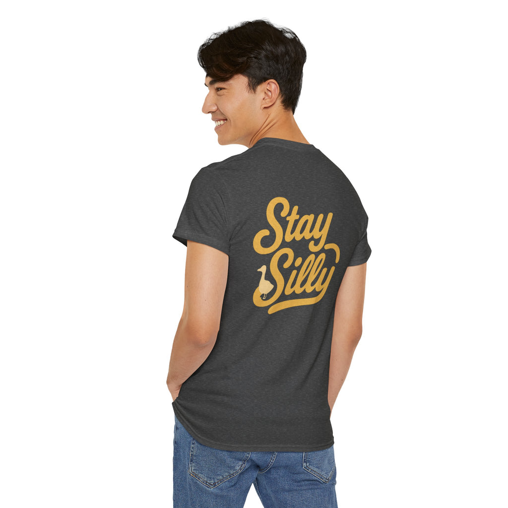 Stay Silly Unisex T-Shirt — Playful Retro Script Tee