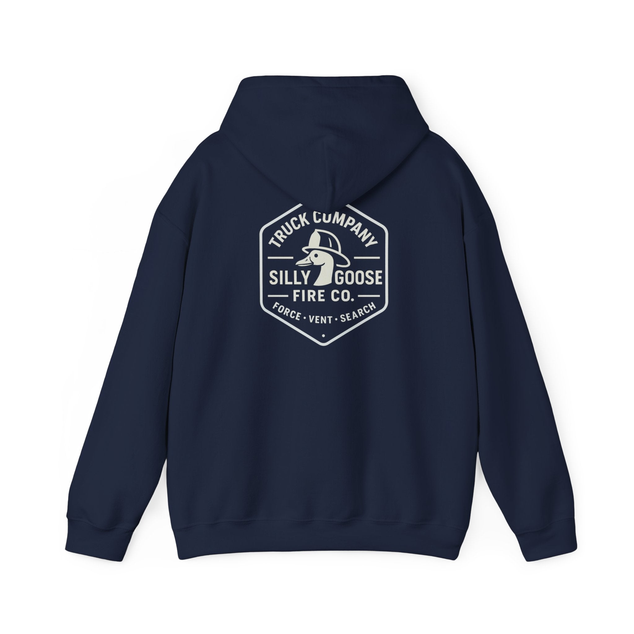 Silly Goose Fire Co. Hooded Sweatshirt - Truck Company Firefighter Pullover