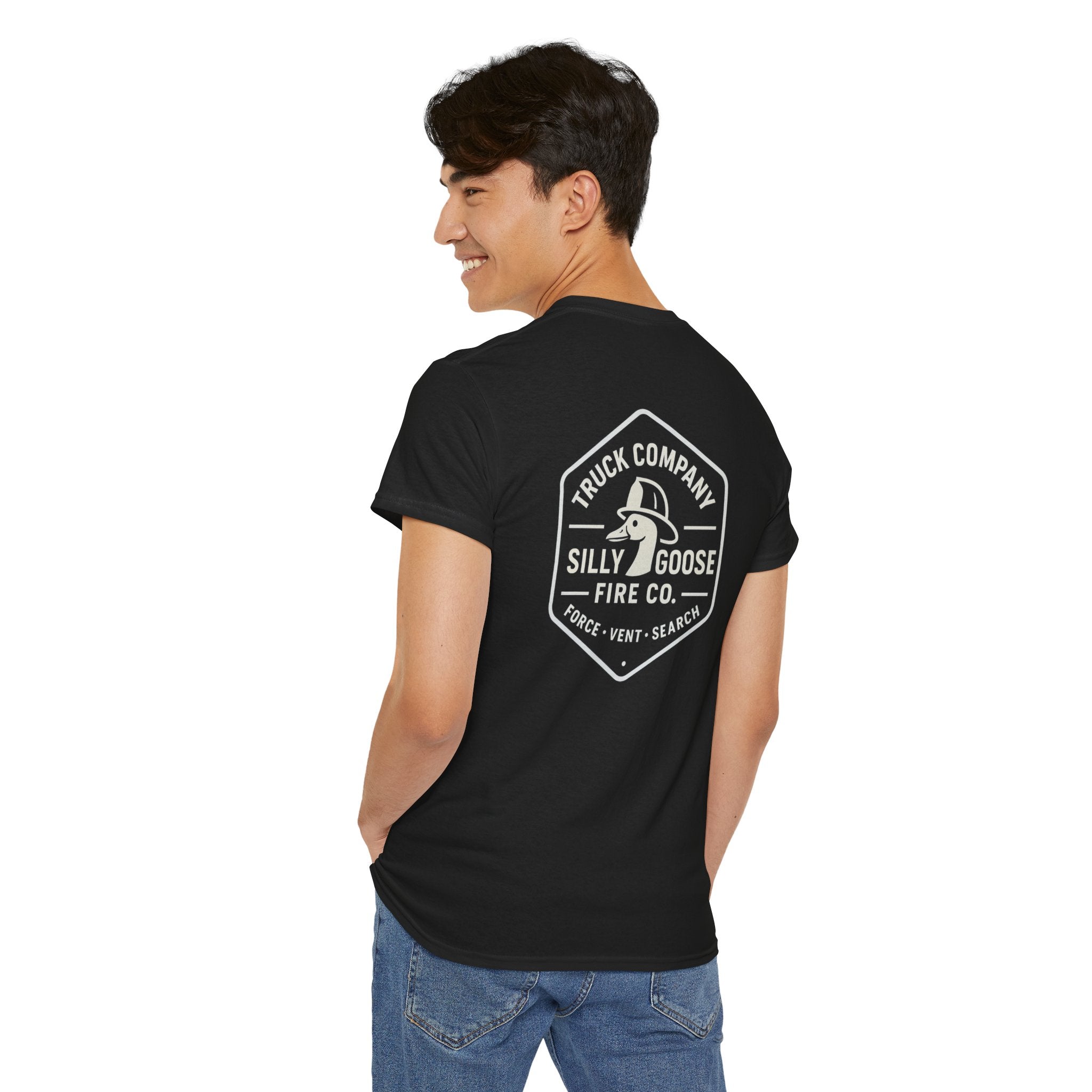 Silly Goose Fire Co. — Truck Company Graphic Shirt
