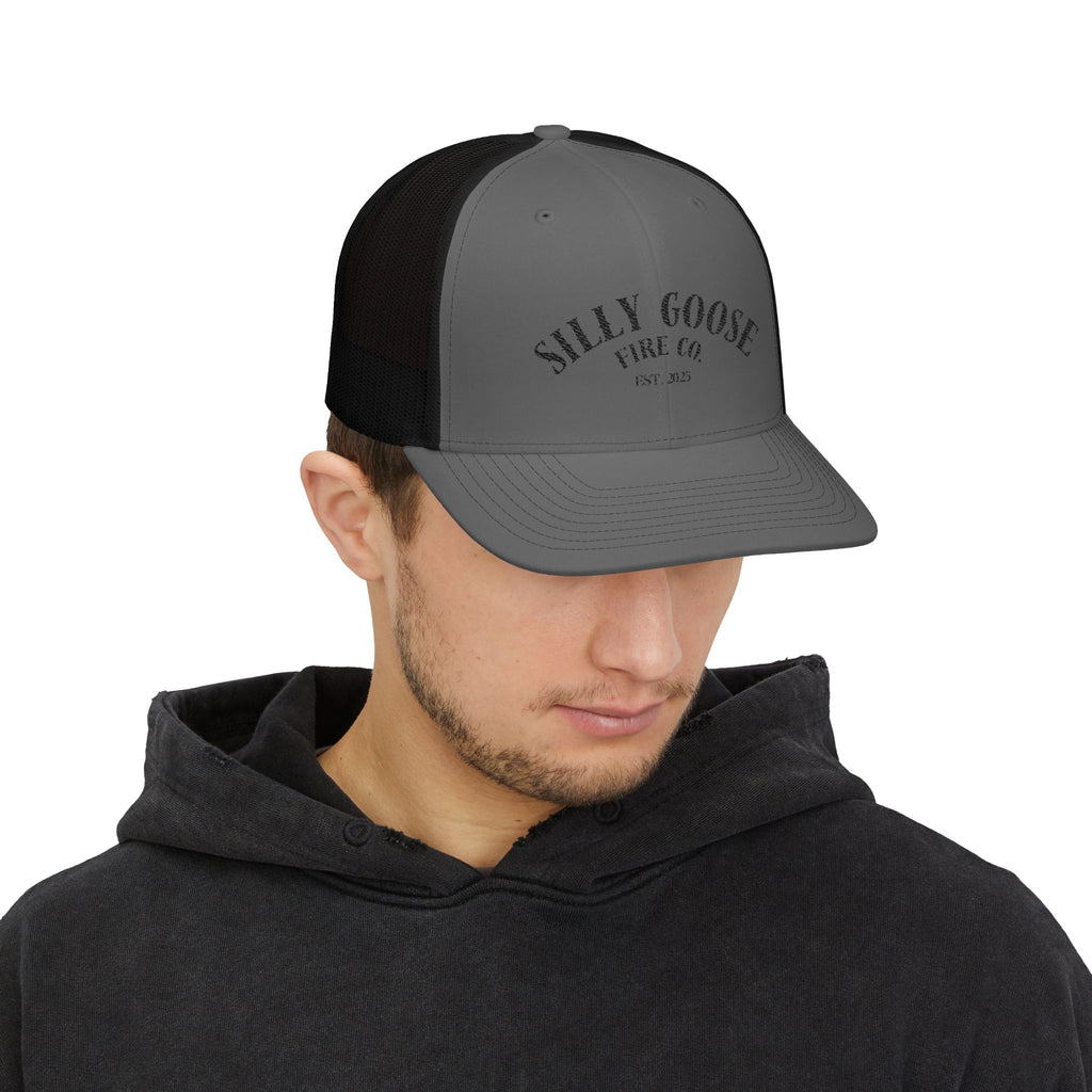Trucker Cap - "Silly Goose Fire Co." Vintage Logo Snapback