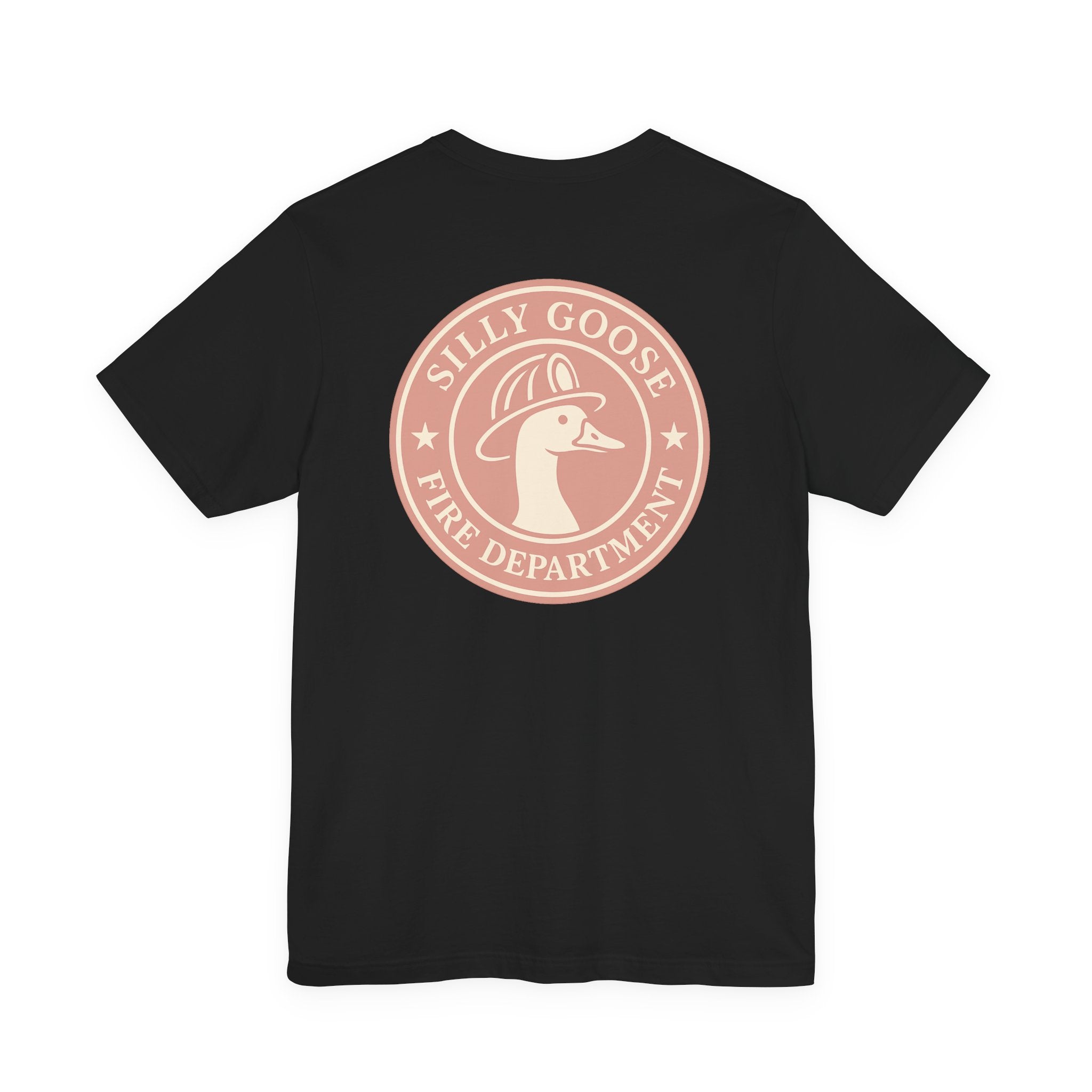 Silly Goose Fire Department T‑Shirt — Retro Firefighter Goose Graphic Tee