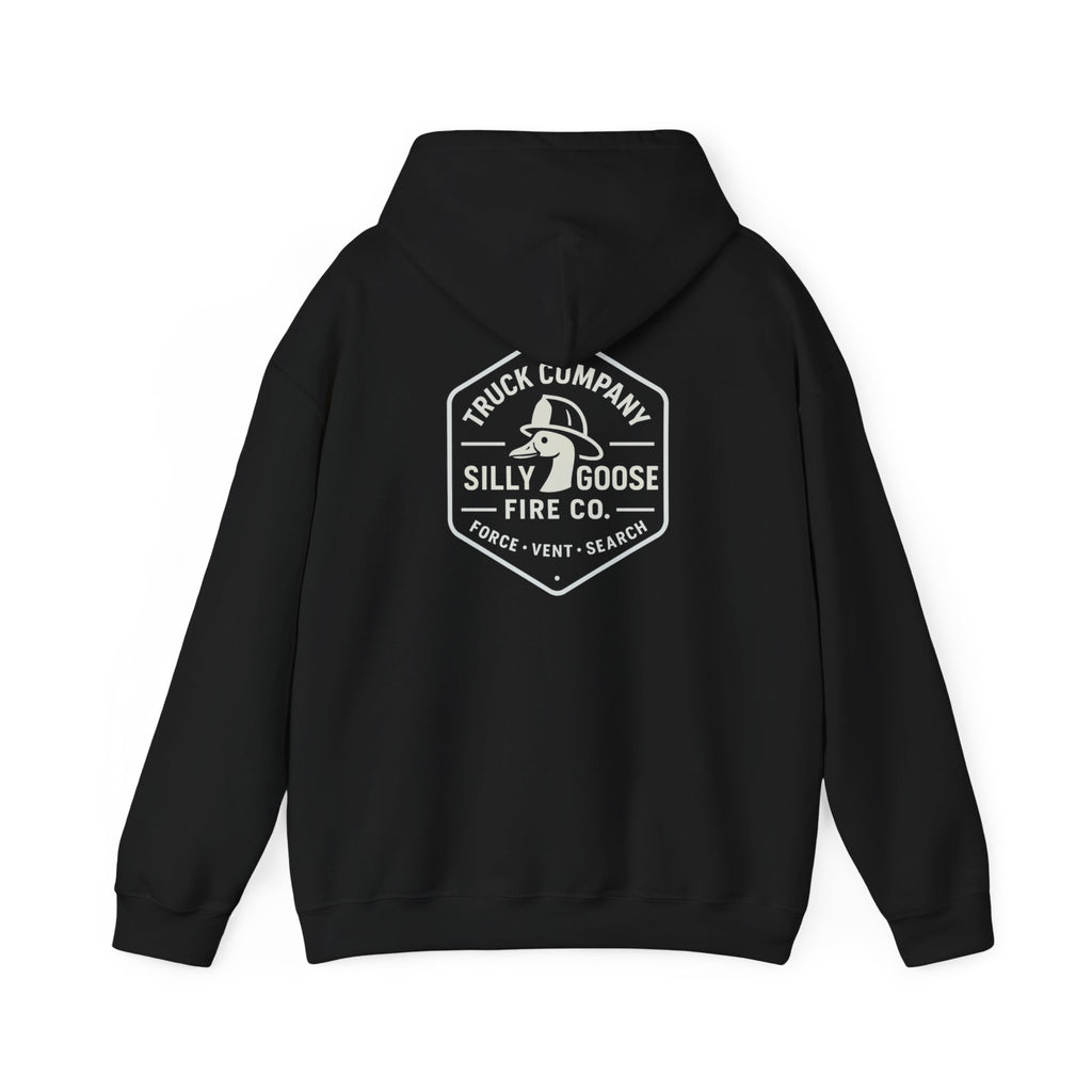 Silly Goose Fire Co. Hooded Sweatshirt - Truck Company Firefighter Pullover