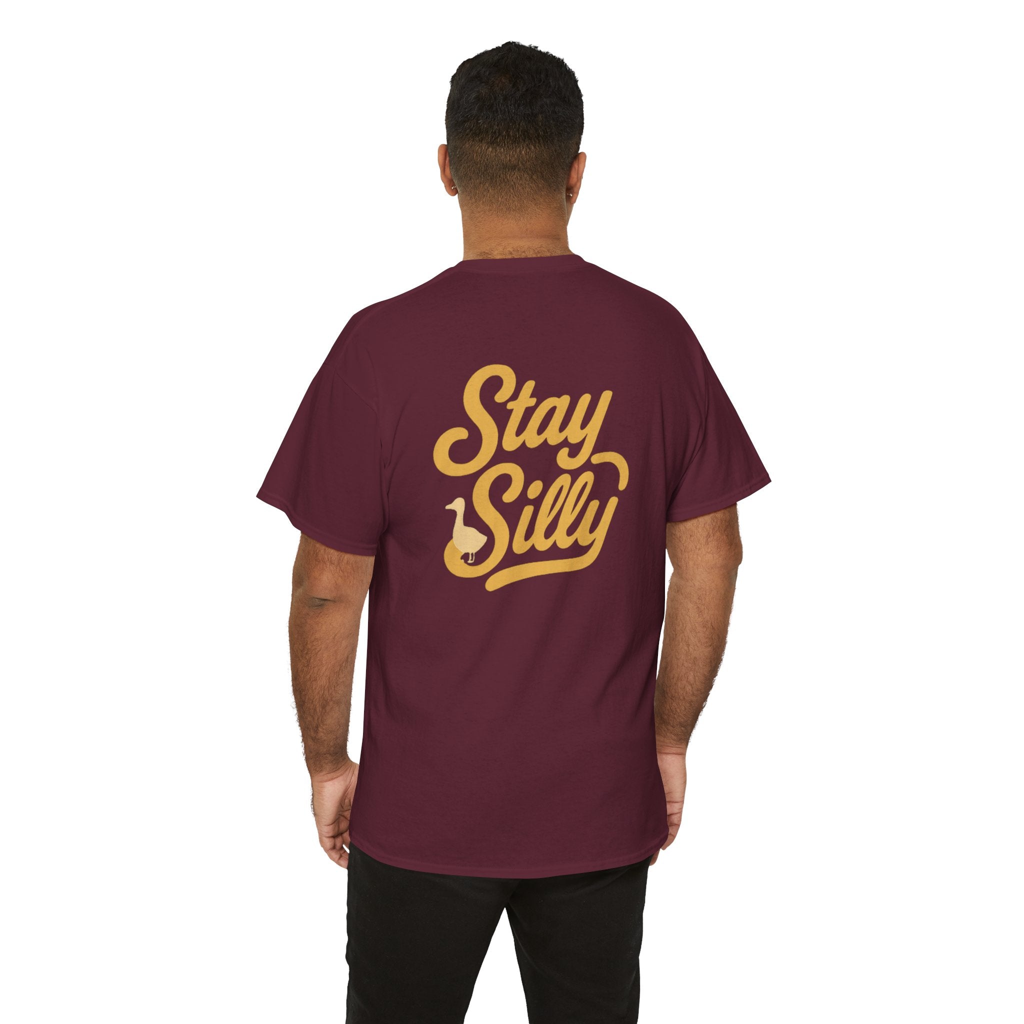 Stay Silly Unisex T-Shirt — Playful Retro Script Tee