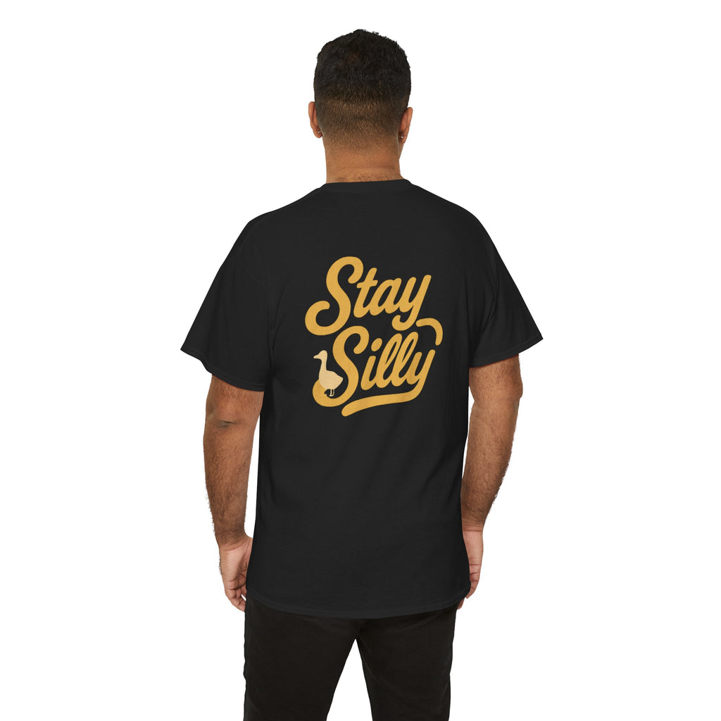 Stay Silly Unisex T-Shirt — Playful Retro Script Tee