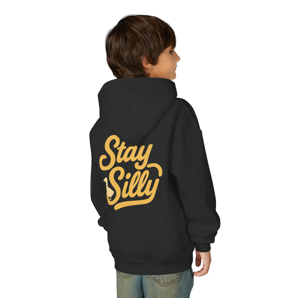 Youth Hoodie — "Stay Silly" Playful Graphic Pullover