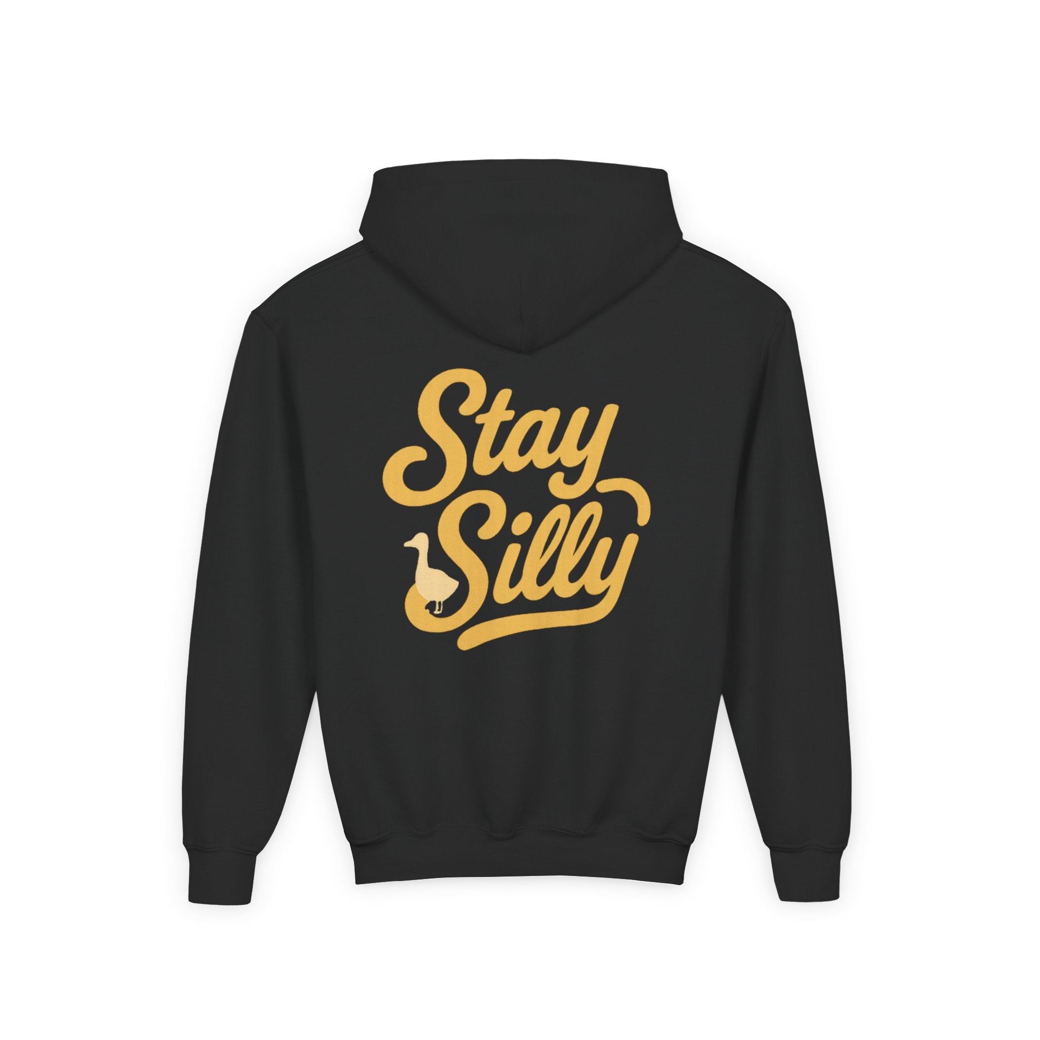 Youth Hoodie — "Stay Silly" Playful Graphic Pullover