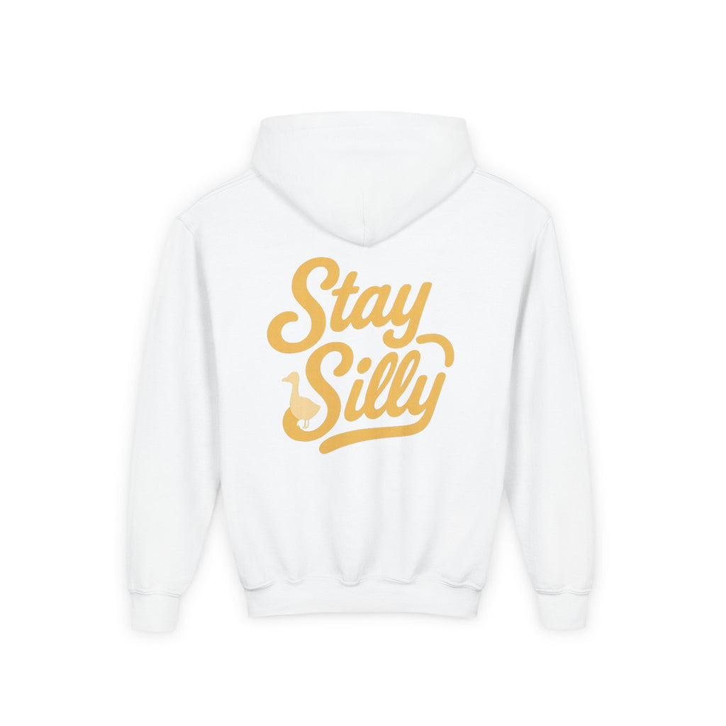 Youth Hoodie — "Stay Silly" Playful Graphic Pullover