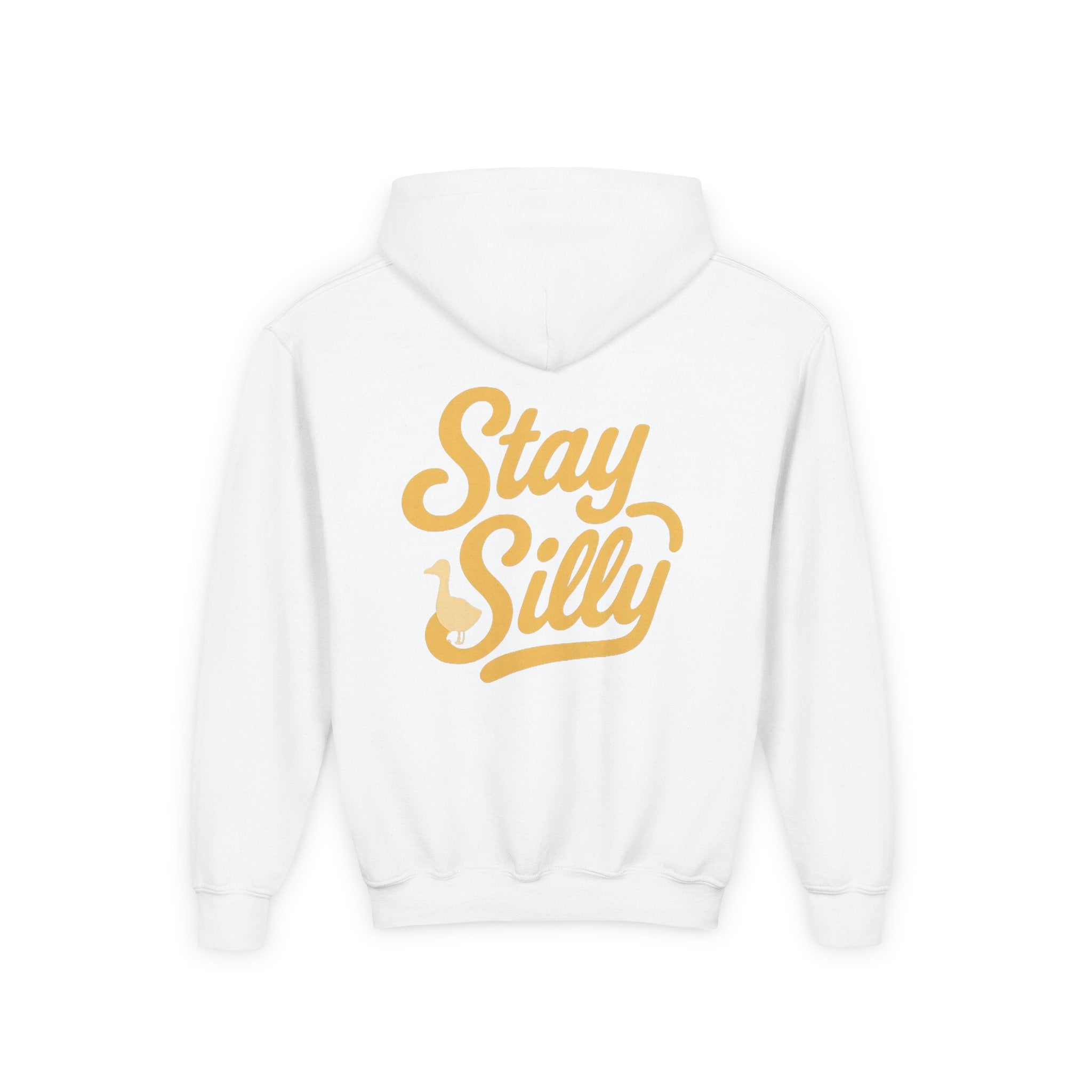 Youth Hoodie — "Stay Silly" Playful Graphic Pullover