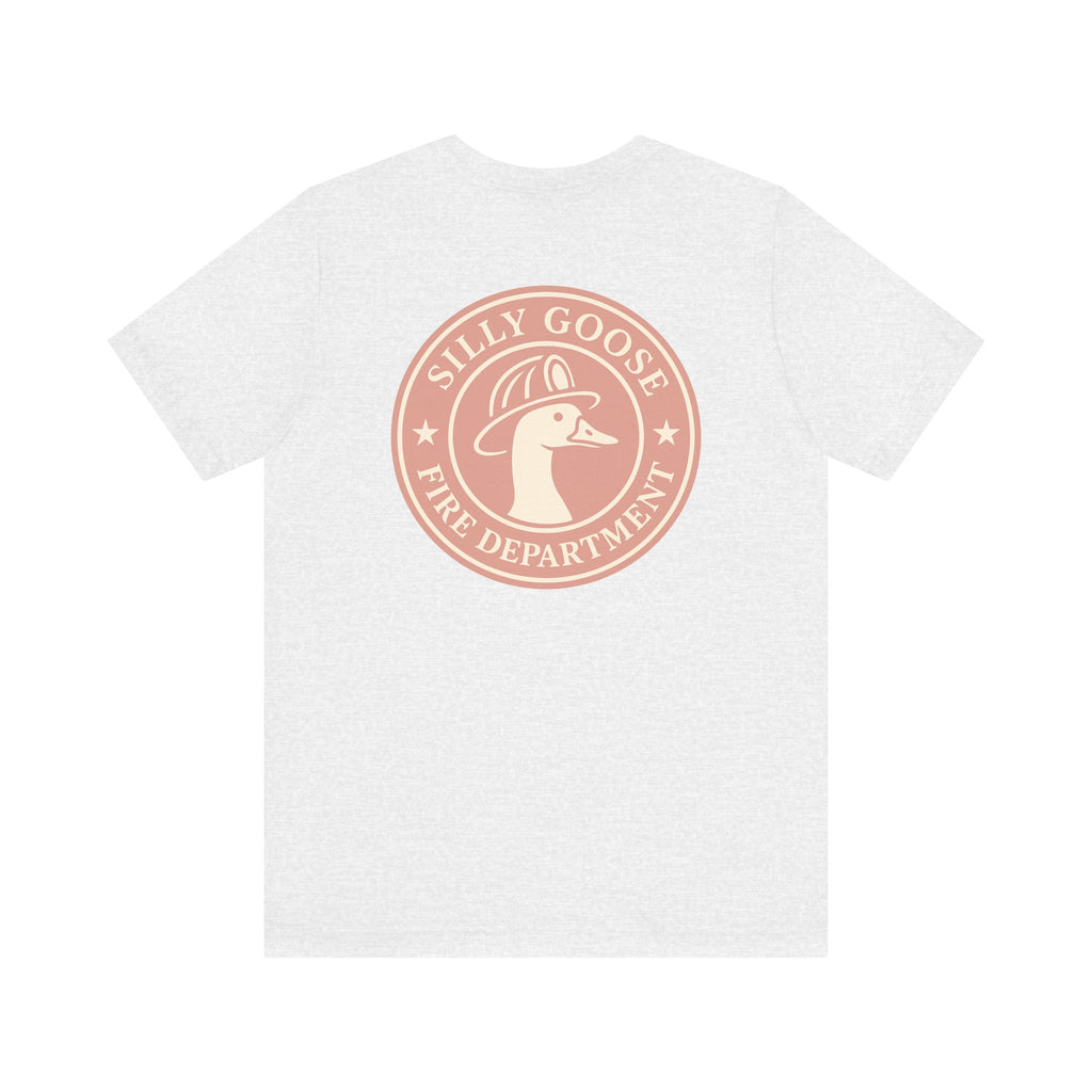 Silly Goose Fire Department T‑Shirt — Retro Firefighter Goose Graphic Tee