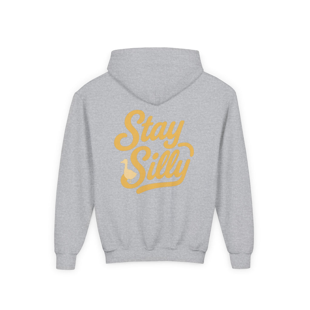 Youth Hoodie — "Stay Silly" Playful Graphic Pullover