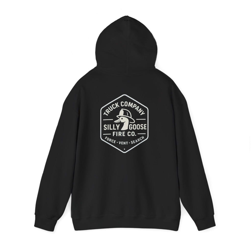 Silly Goose Fire Co. Hooded Sweatshirt - Truck Company Firefighter Pullover