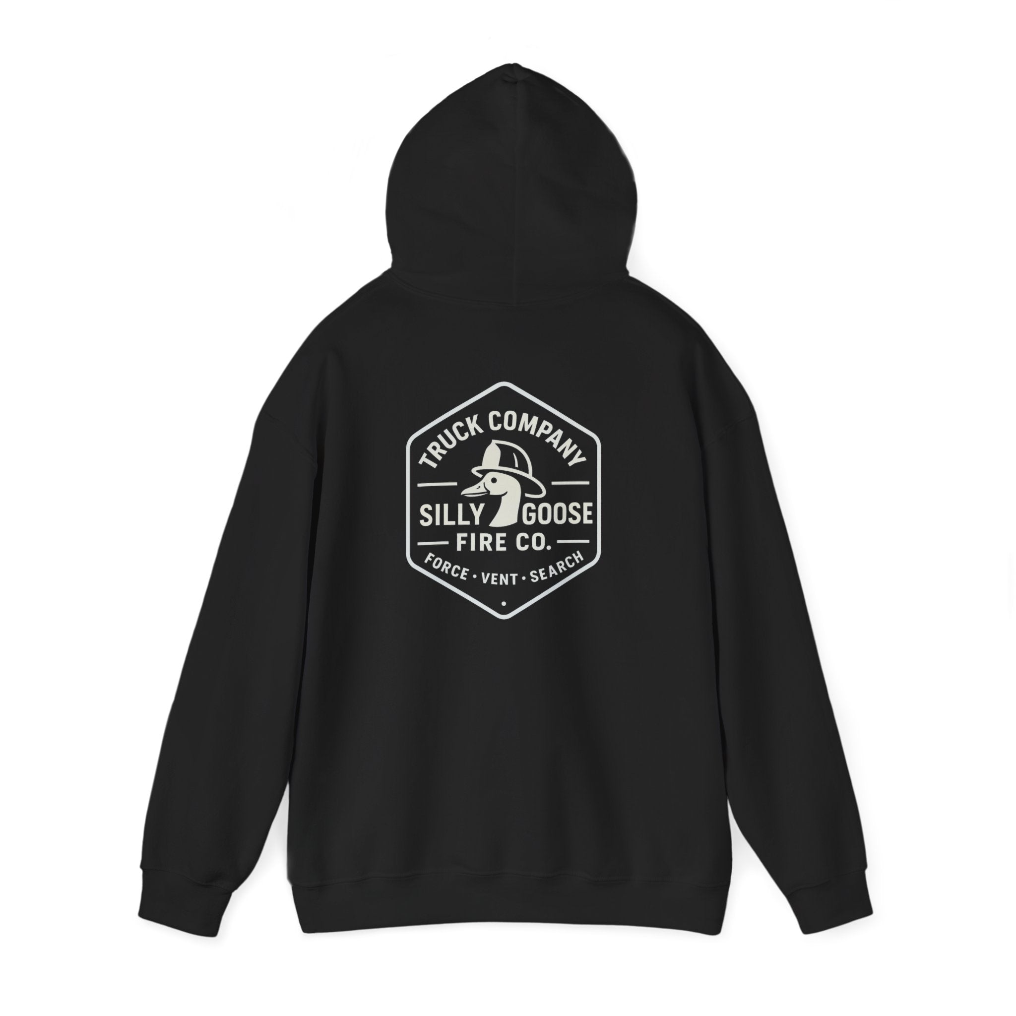 Silly Goose Fire Co. Hooded Sweatshirt - Truck Company Firefighter Pullover