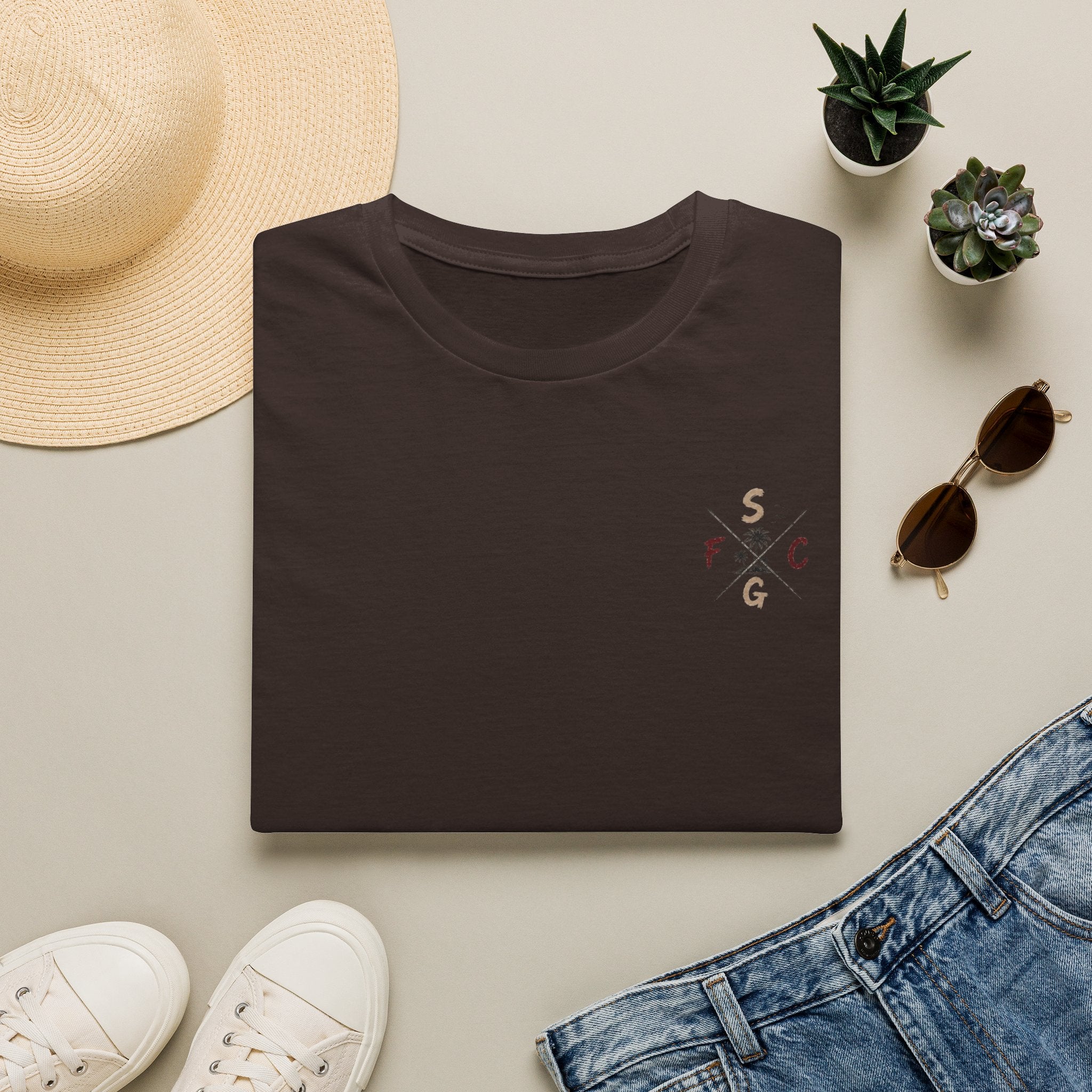 Minimal Coastal Monogram T-Shirt