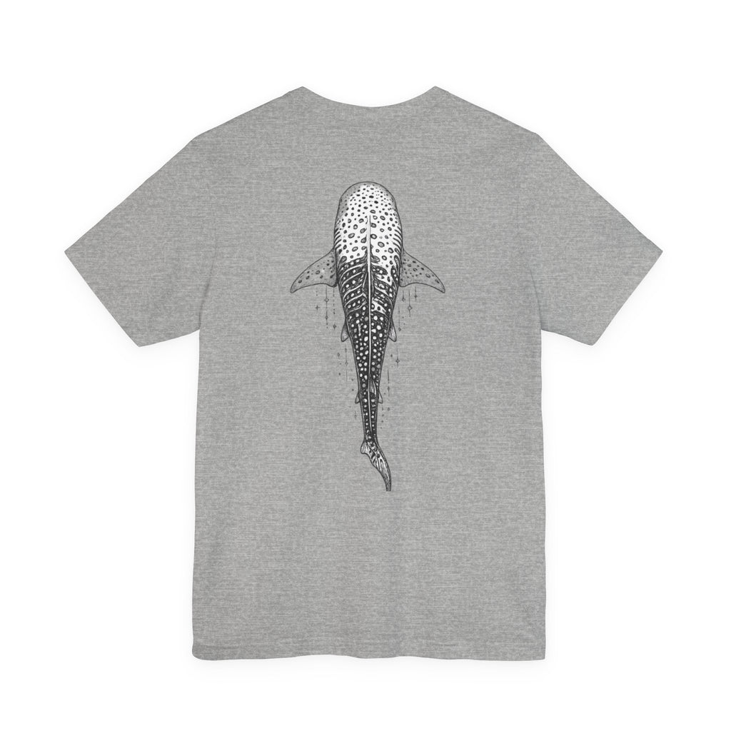 Whale Shark Graphic Tee — Minimalist Ocean Animal T-Shirt