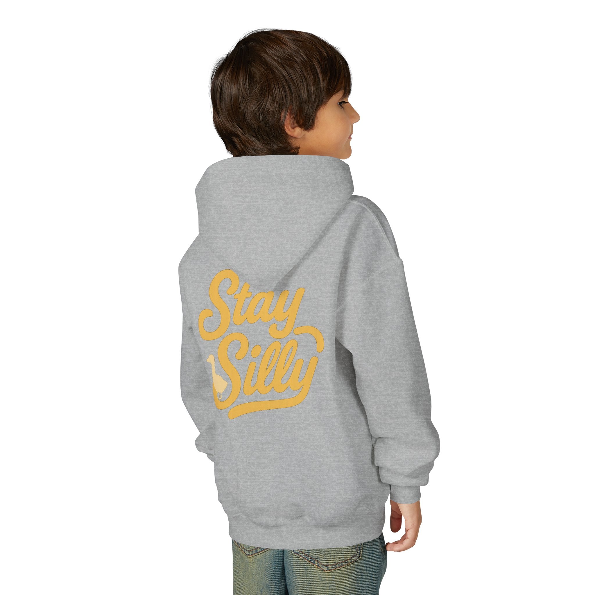 Youth Hoodie — "Stay Silly" Playful Graphic Pullover