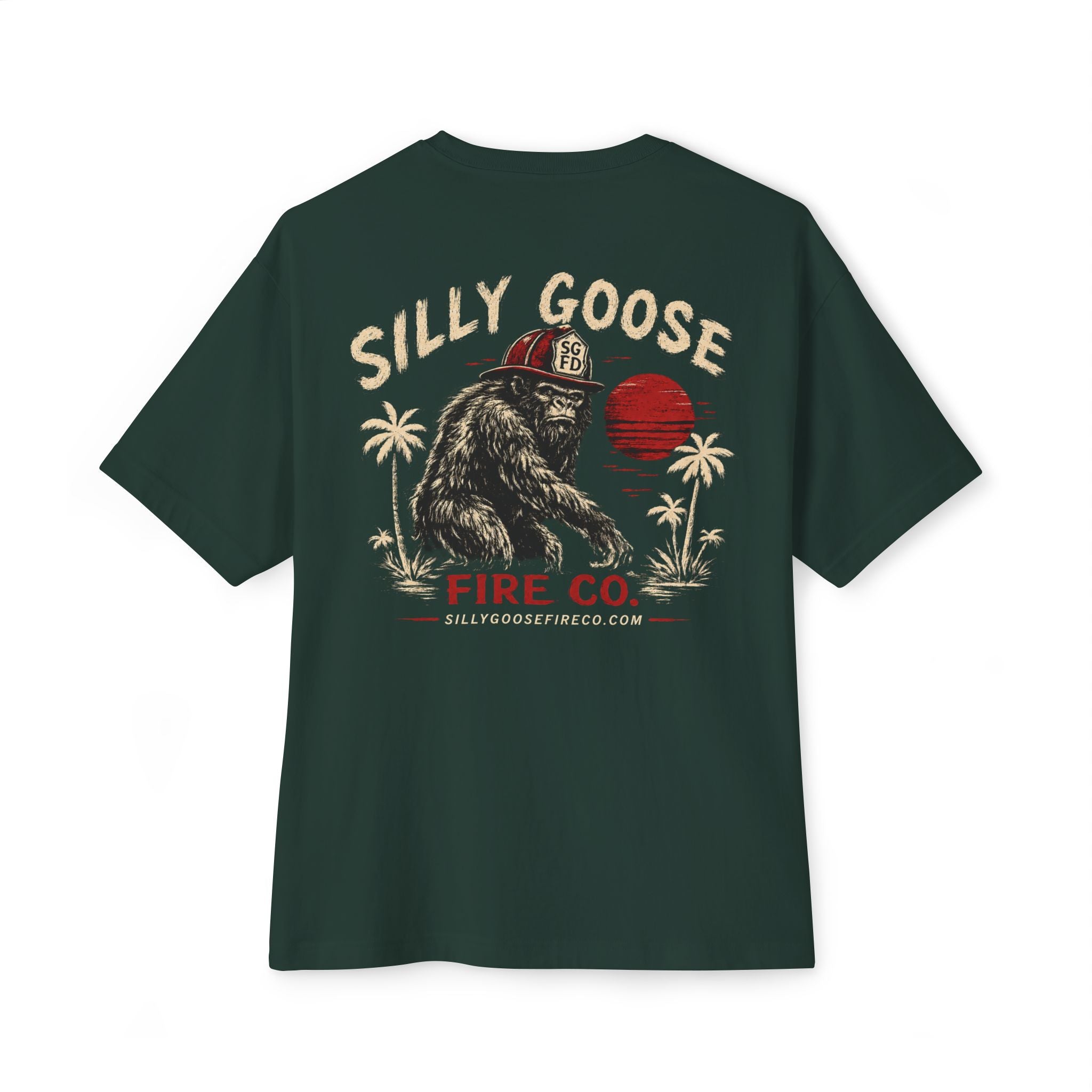 Silly Goose Fire Co. Graphic Tee — Oversized Boxy Tshirt