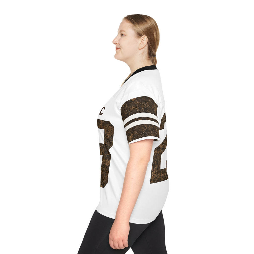 Camo Number 28 Football Jersey — SGFC Palm Sport Tee