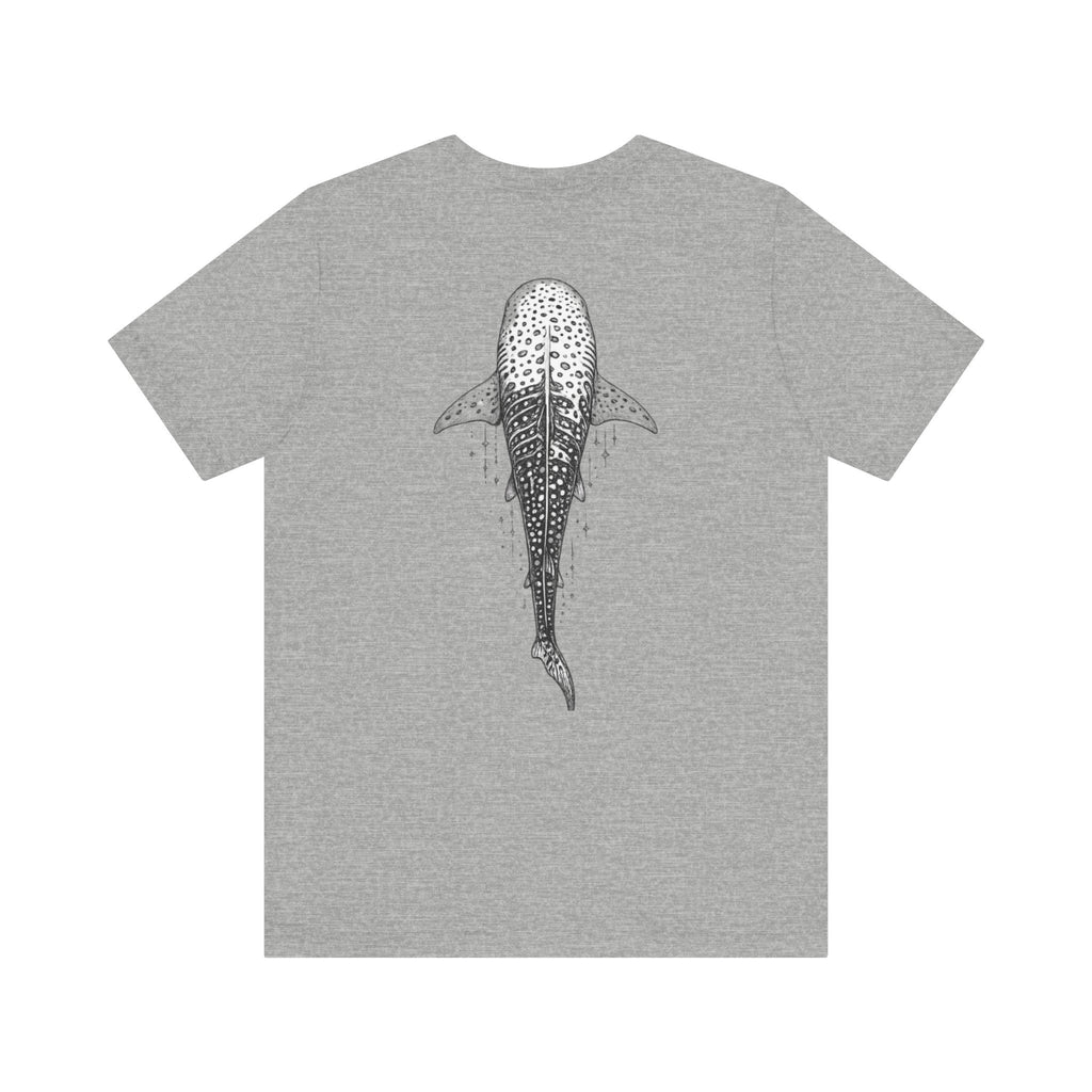 Whale Shark Graphic Tee — Minimalist Ocean Animal T-Shirt