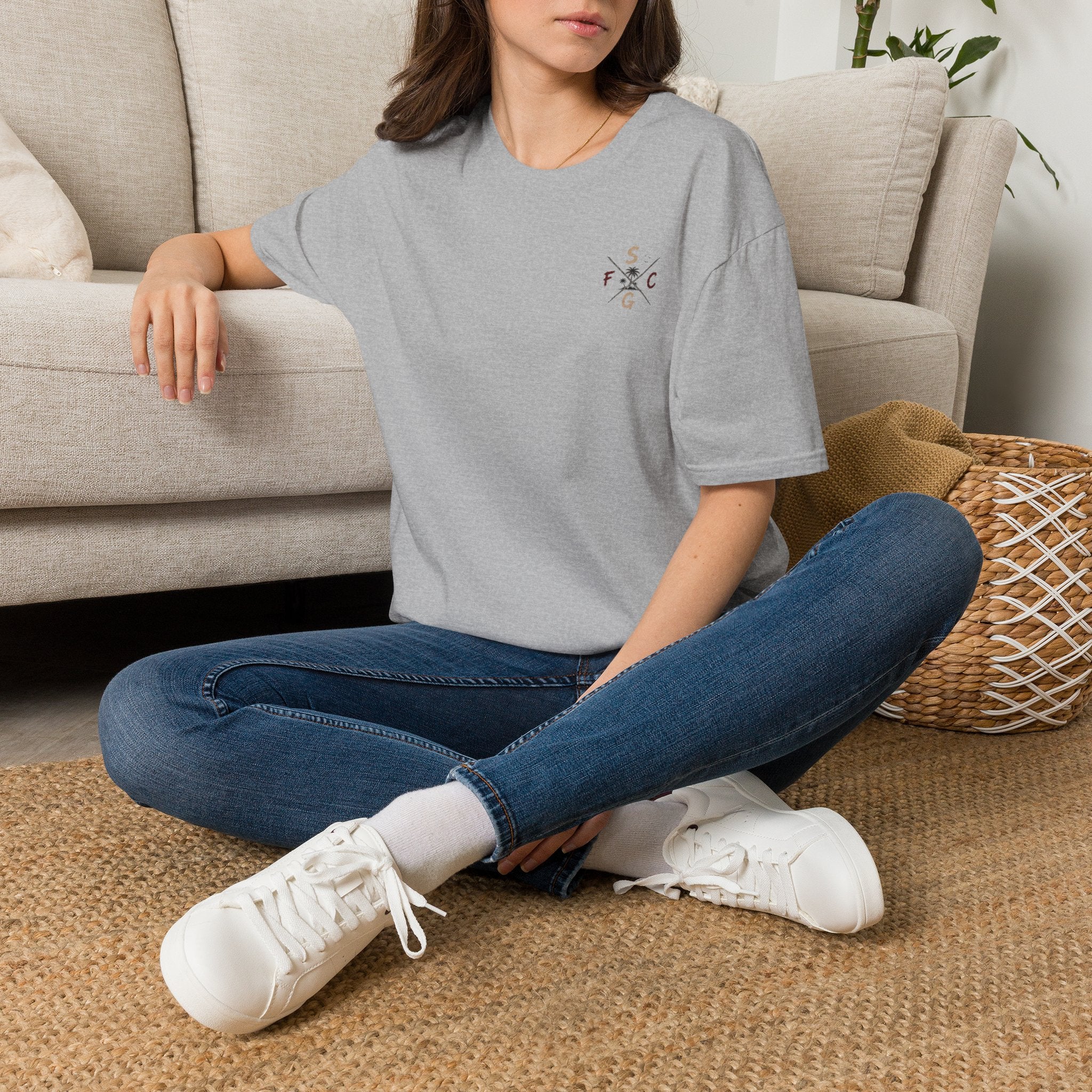 Minimal Coastal Monogram T-Shirt