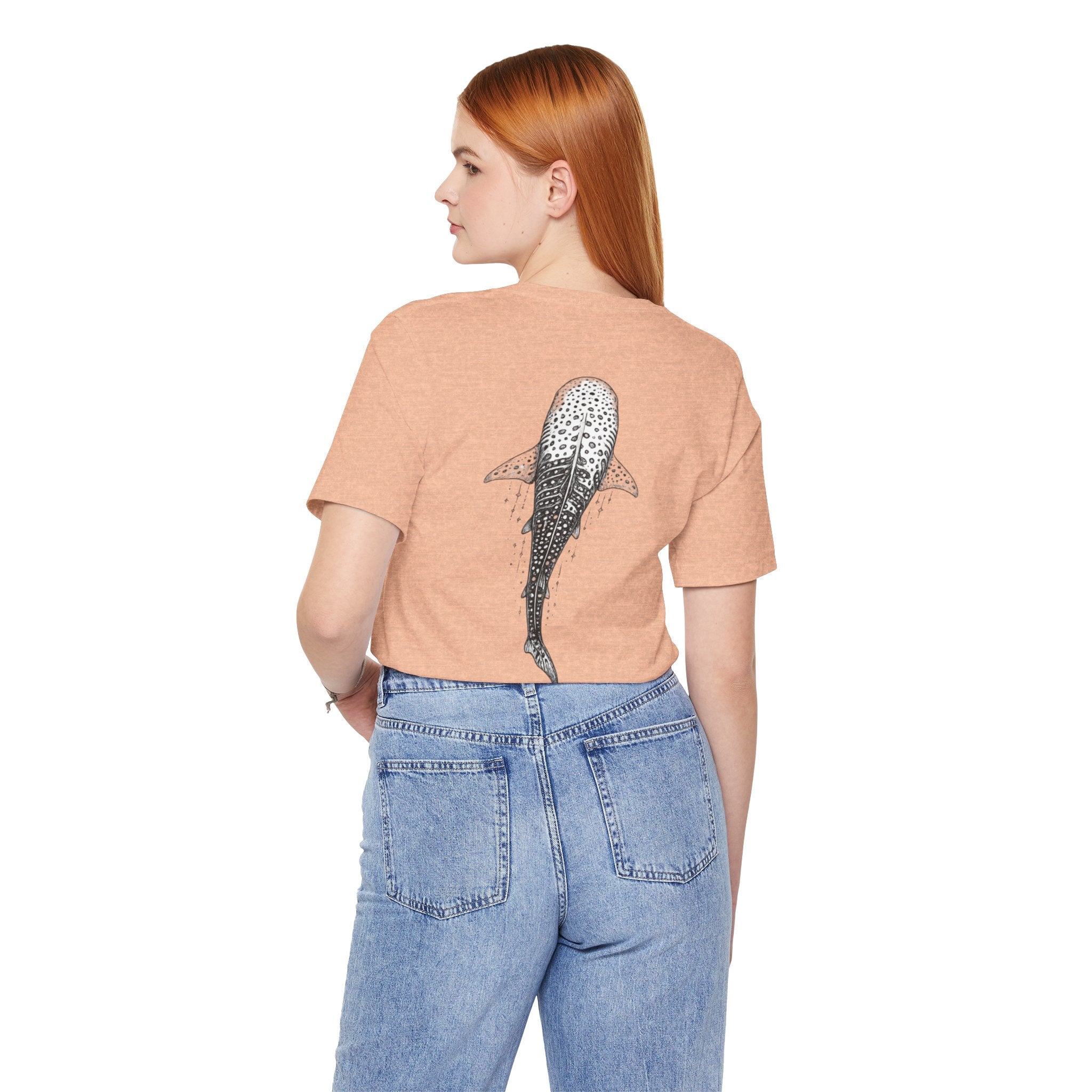 Whale Shark Graphic Tee — Minimalist Ocean Animal T-Shirt