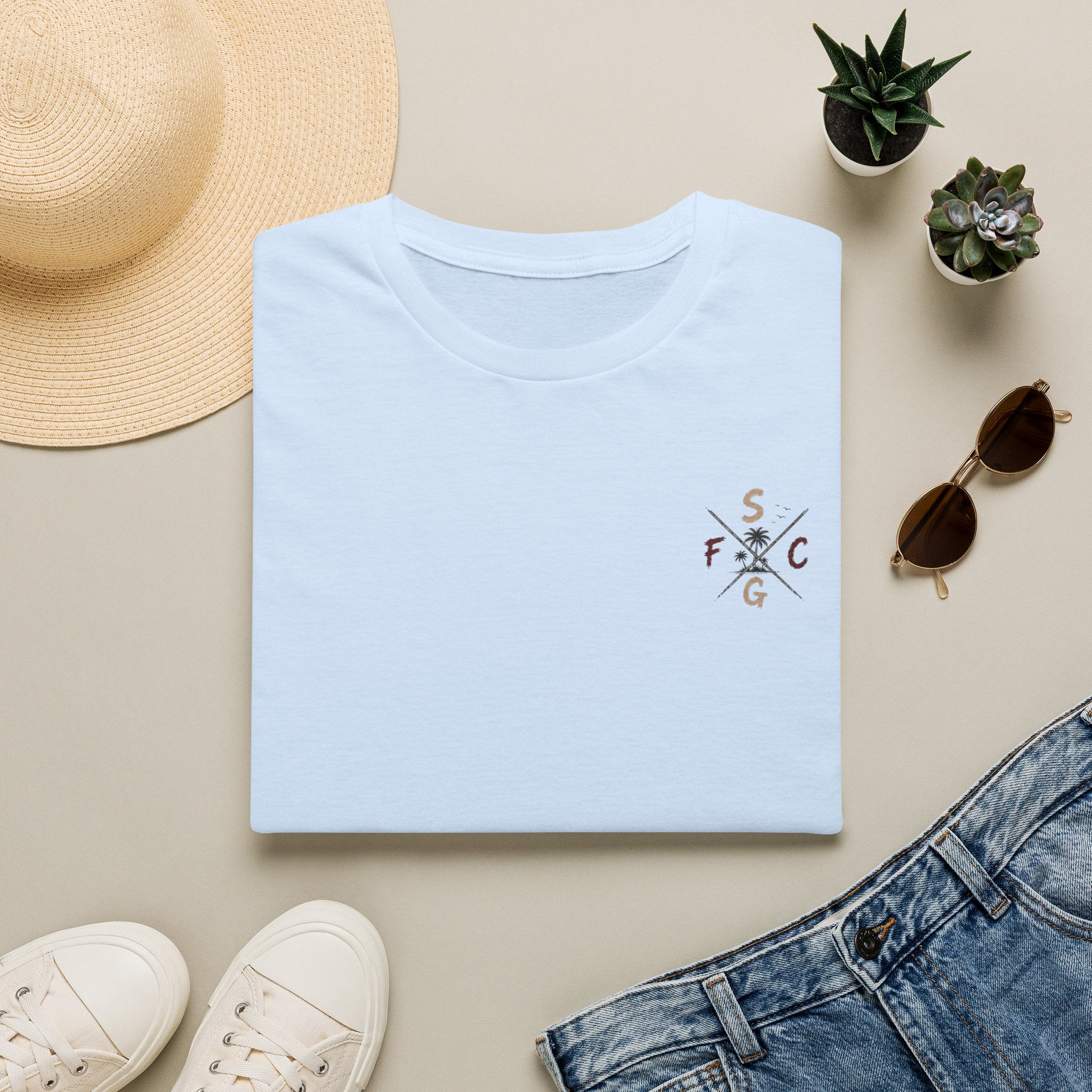 Minimal Coastal Monogram T-Shirt