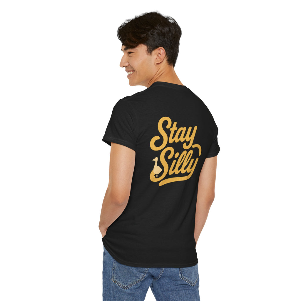 Stay Silly Unisex T-Shirt — Playful Retro Script Tee