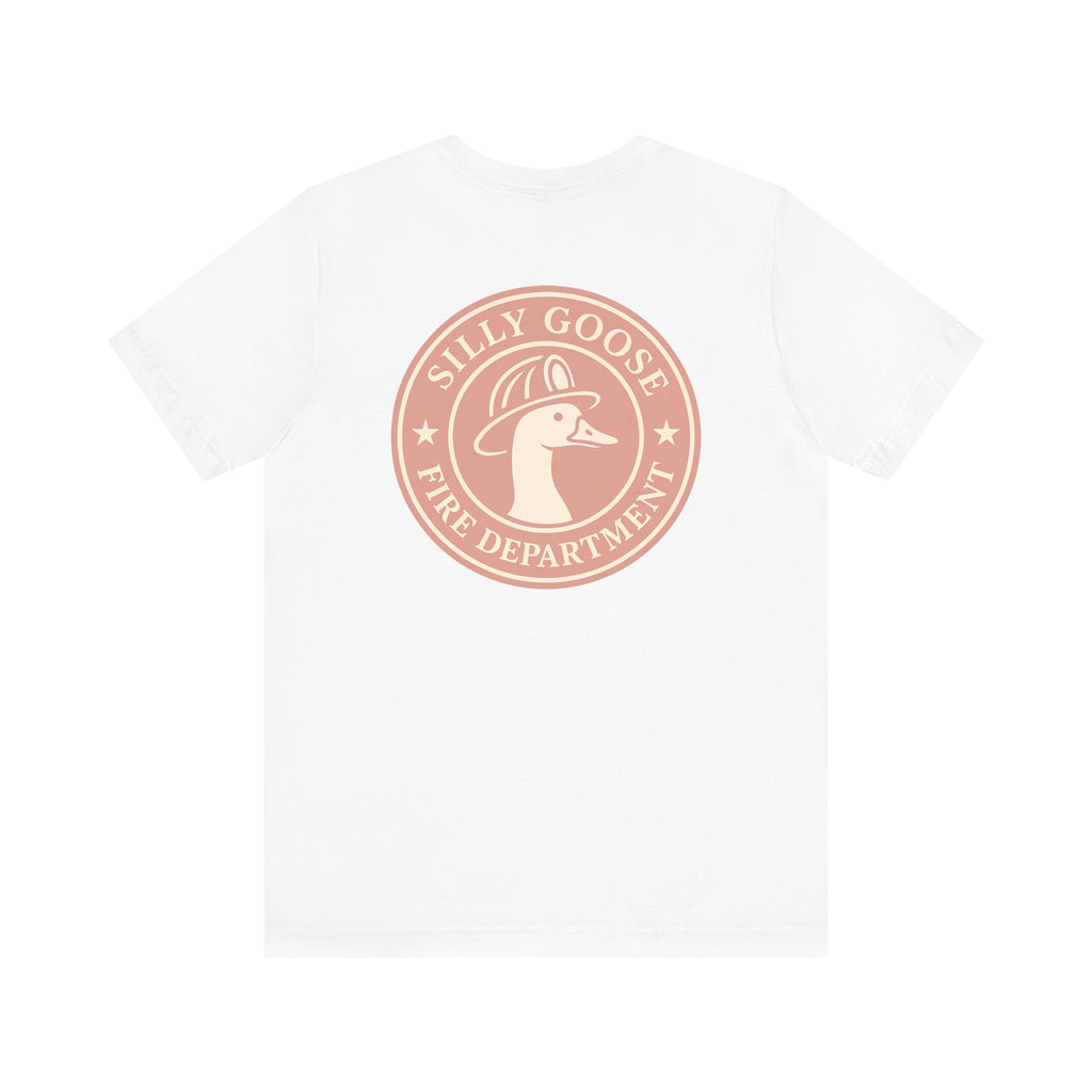 Silly Goose Fire Department T‑Shirt — Retro Firefighter Goose Graphic Tee