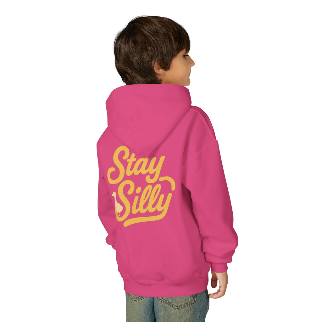 Youth Hoodie — "Stay Silly" Playful Graphic Pullover