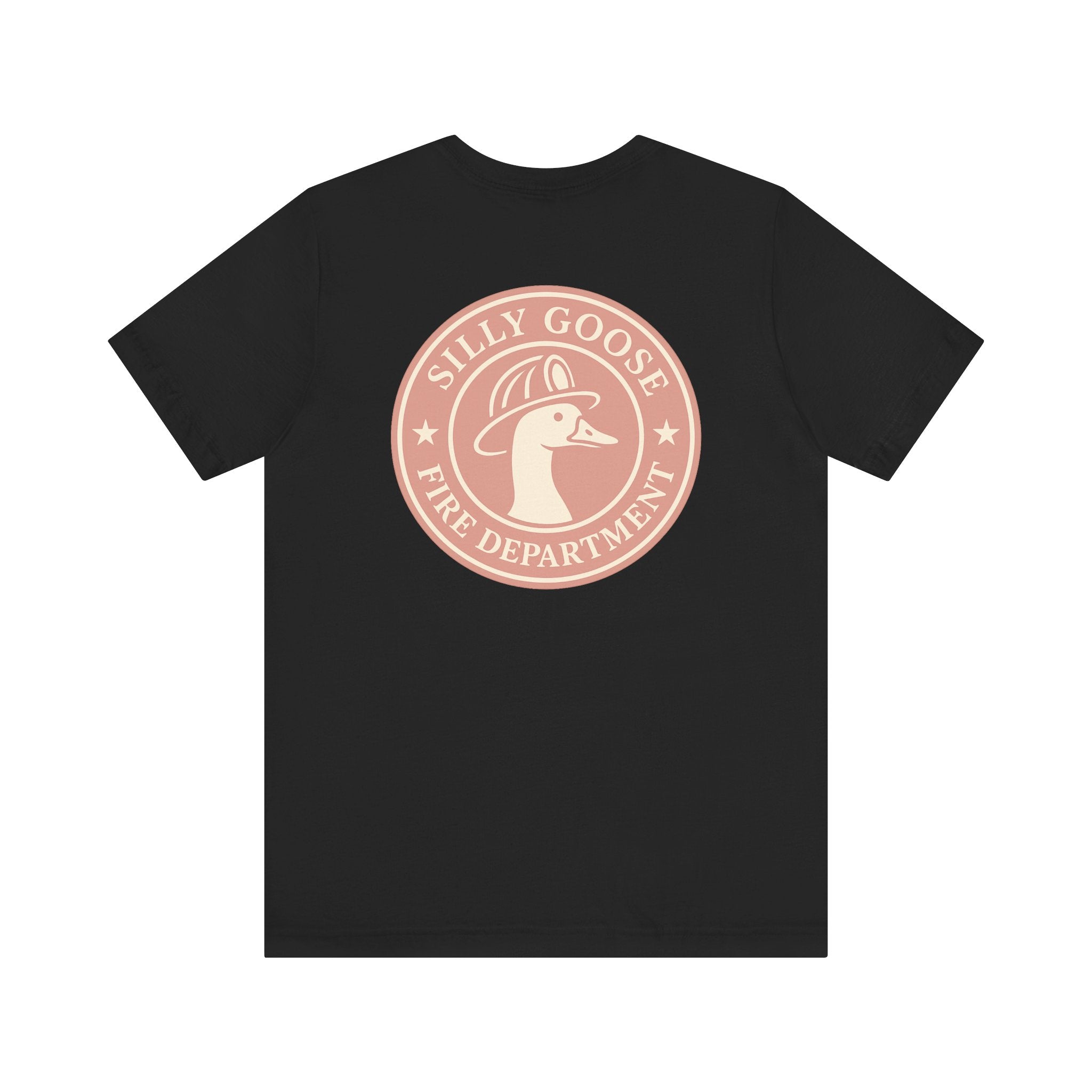 Silly Goose Fire Department T‑Shirt — Retro Firefighter Goose Graphic Tee