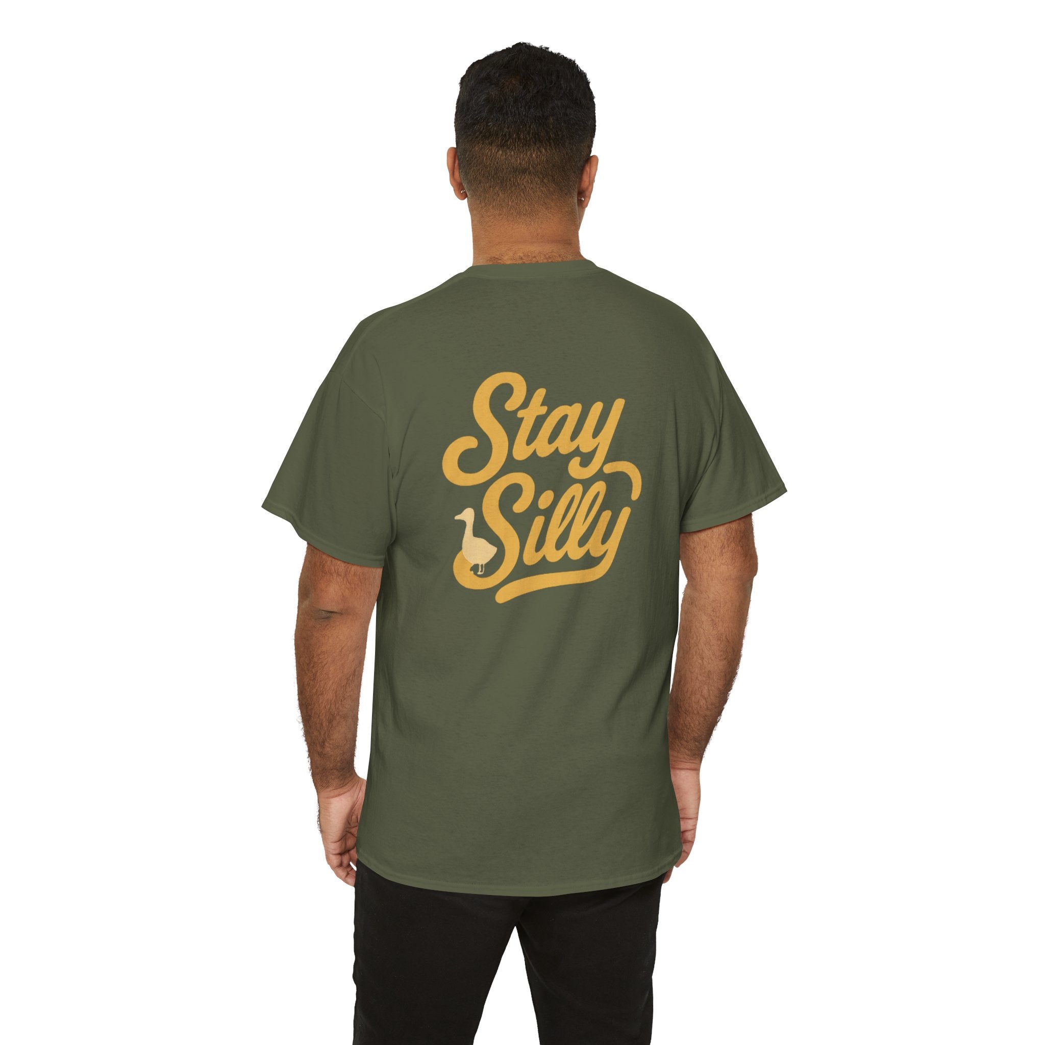 Stay Silly Unisex T-Shirt — Playful Retro Script Tee