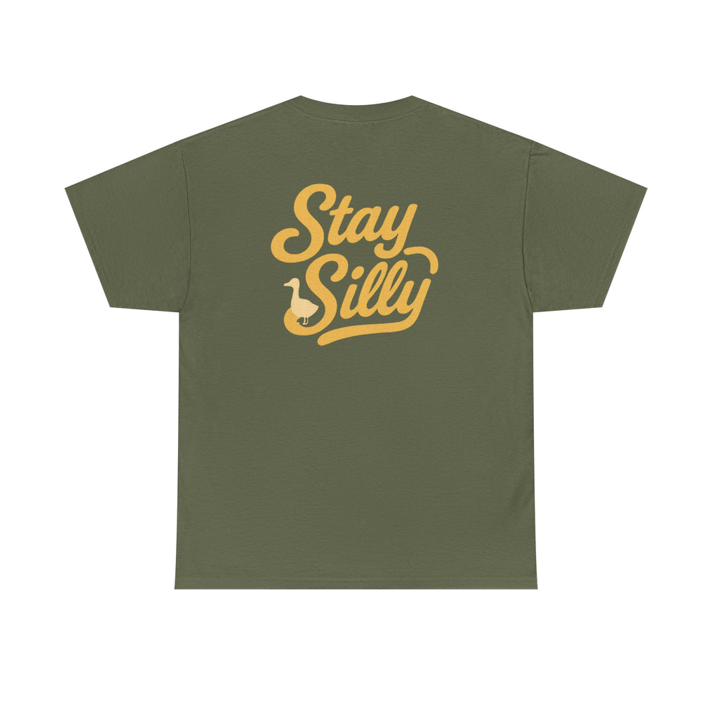 Stay Silly Unisex T-Shirt — Playful Retro Script Tee