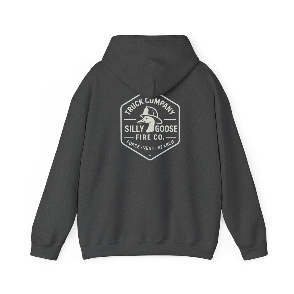 Silly Goose Fire Co. Hooded Sweatshirt - Truck Company Firefighter Pullover