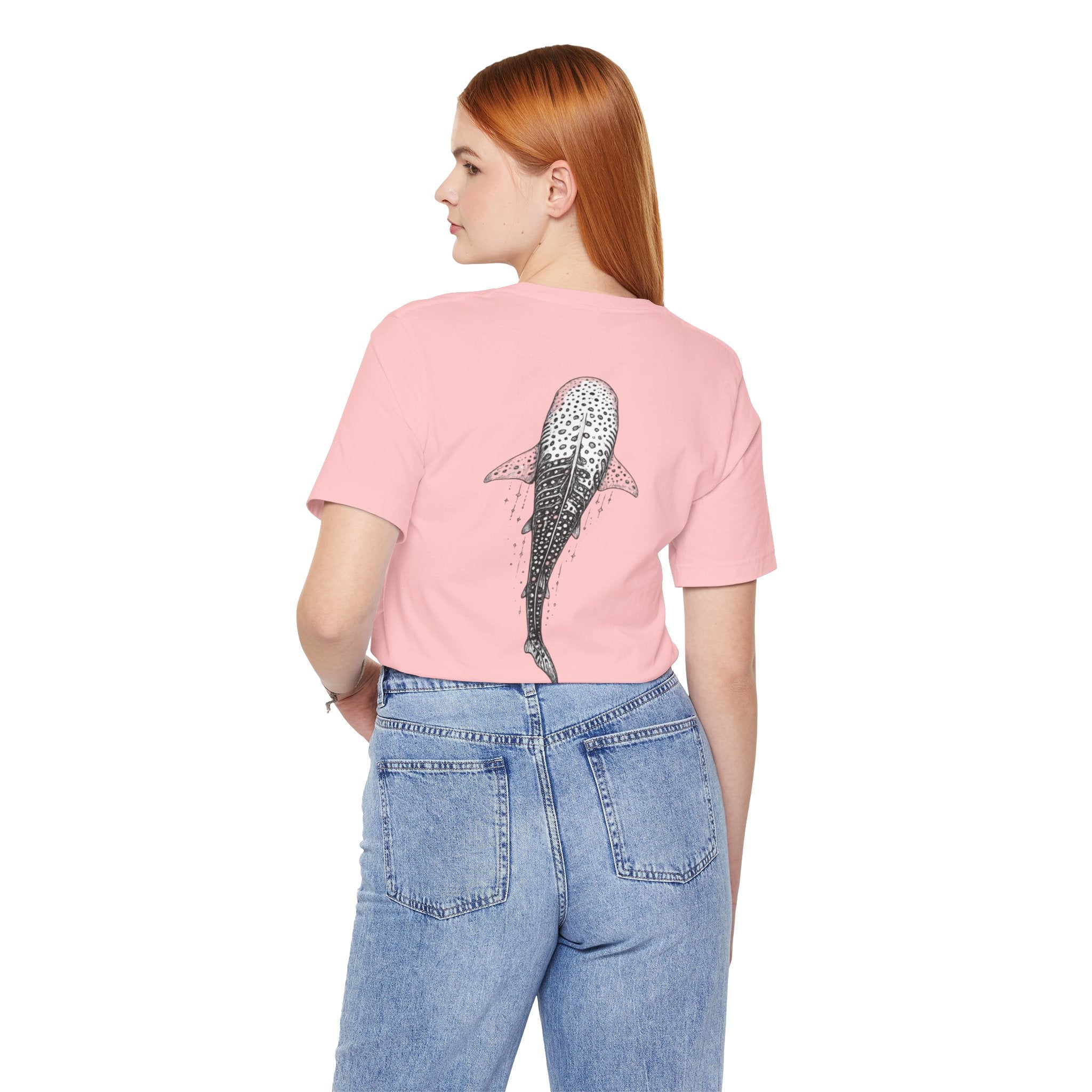 Whale Shark Graphic Tee — Minimalist Ocean Animal T-Shirt