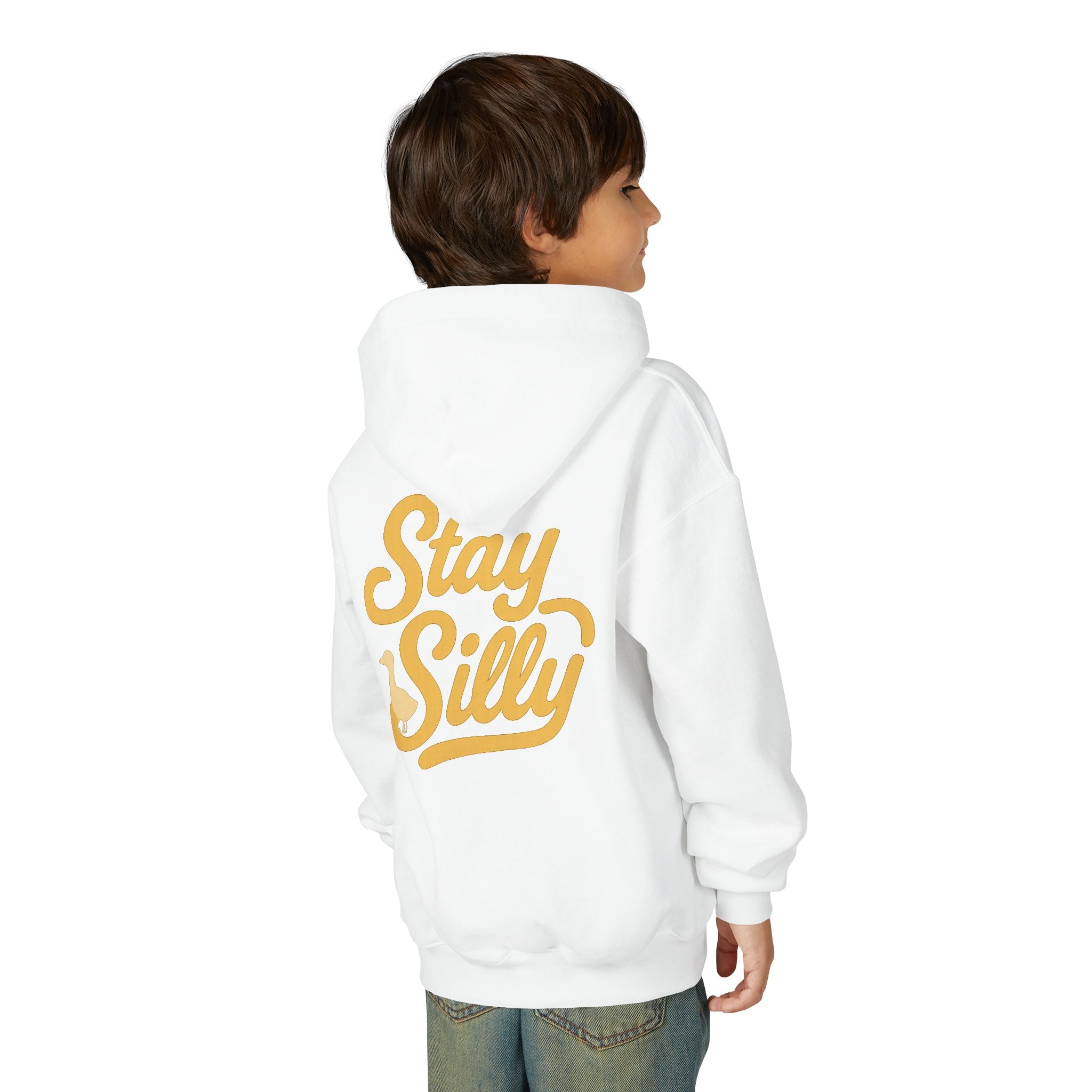 Youth Hoodie — "Stay Silly" Playful Graphic Pullover
