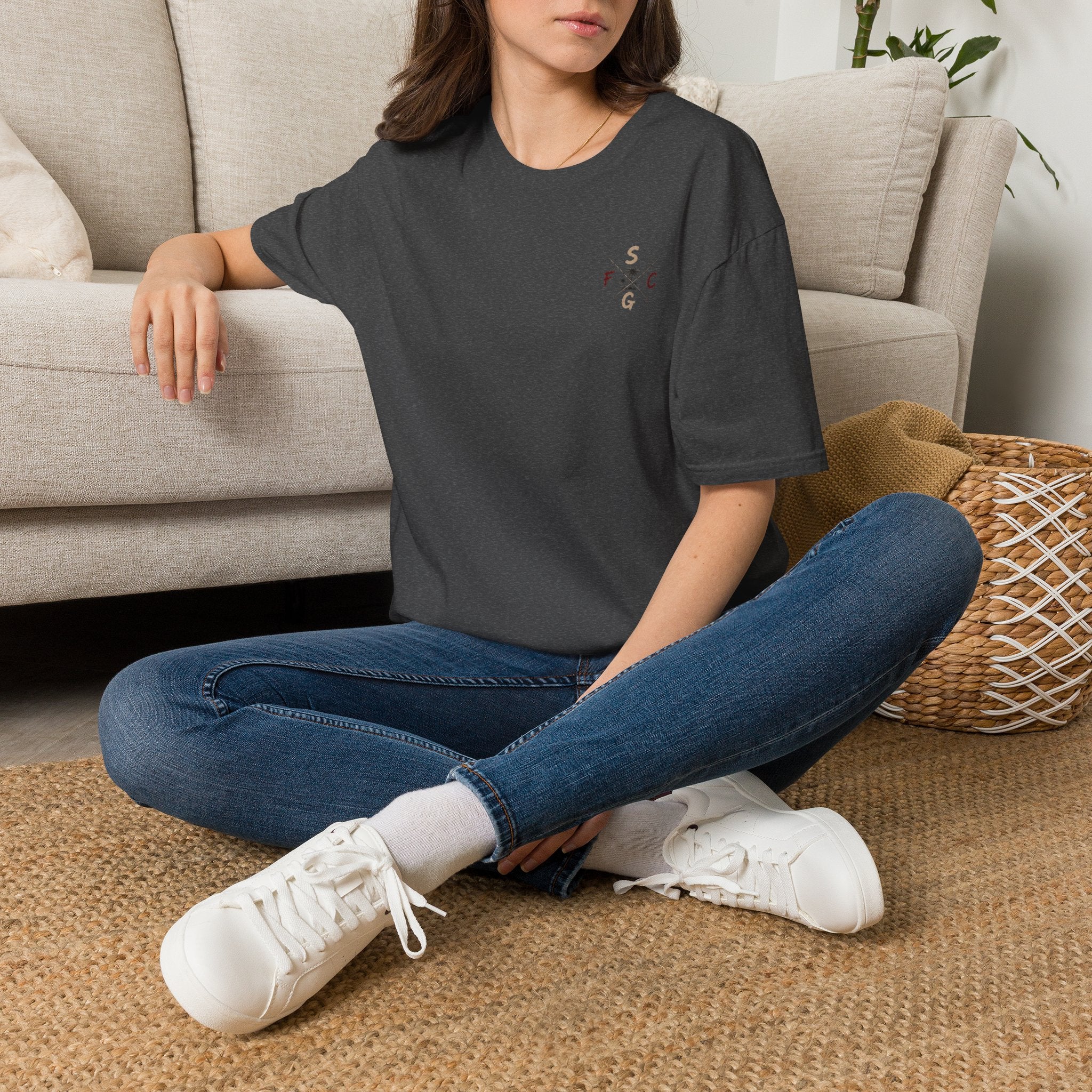 Minimal Coastal Monogram T-Shirt