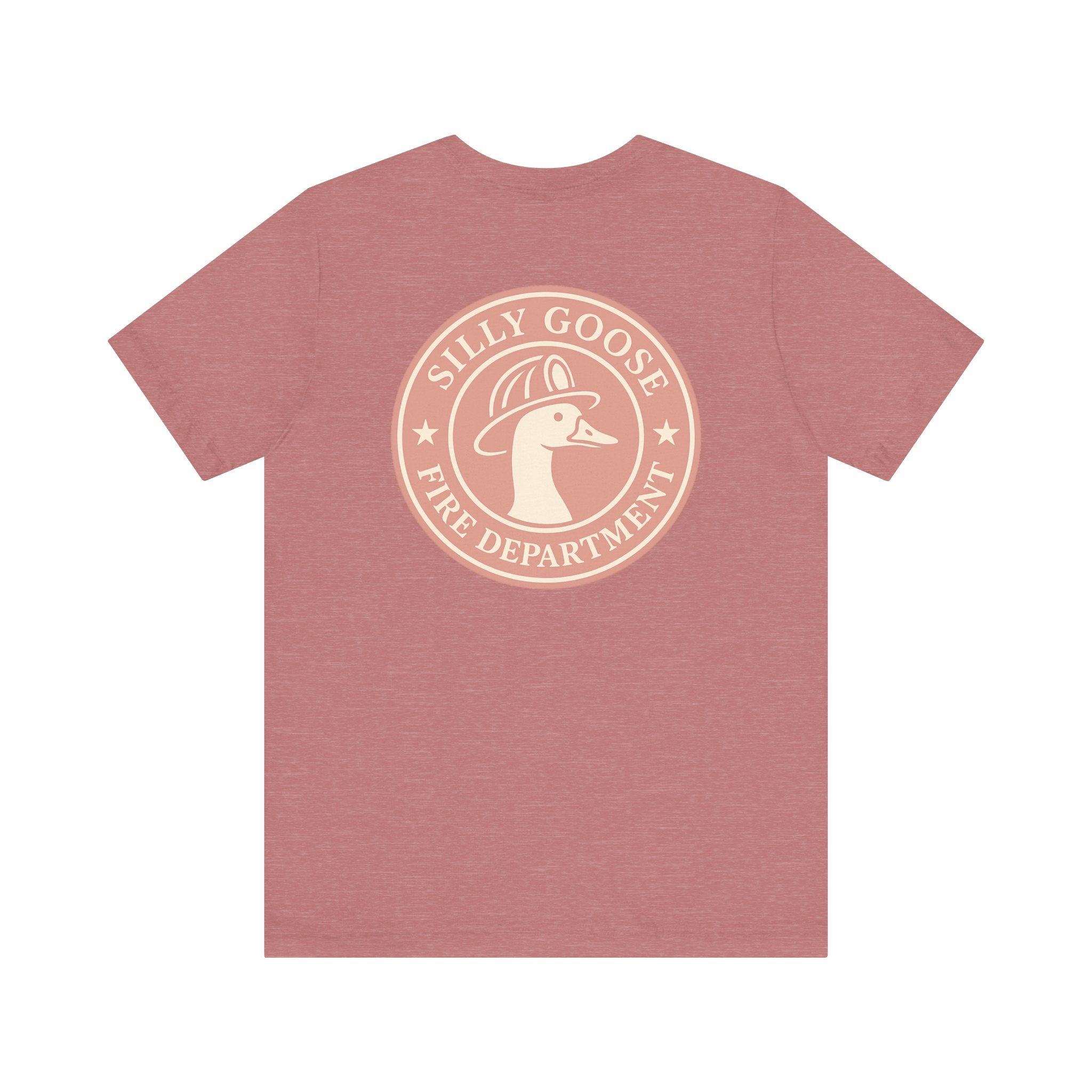 Silly Goose Fire Department T‑Shirt — Retro Firefighter Goose Graphic Tee