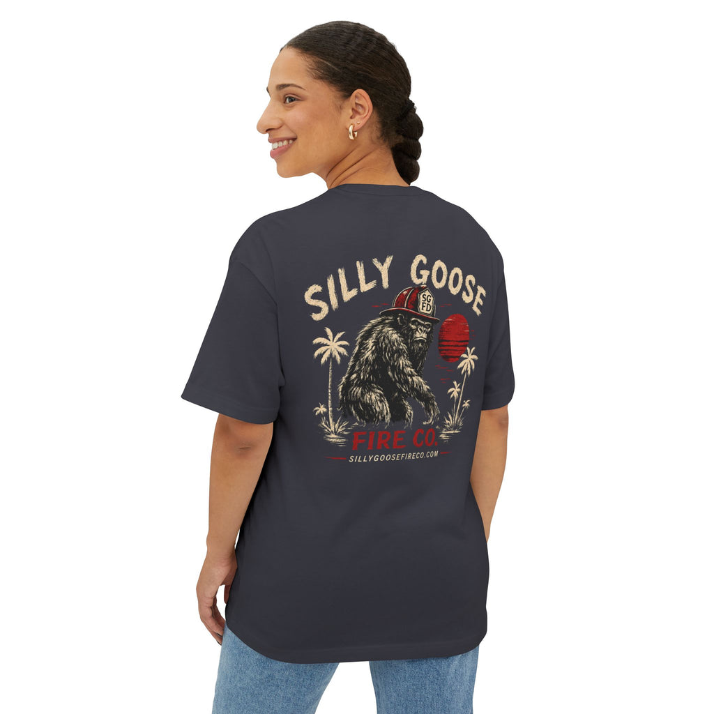 Silly Goose Fire Co. Graphic Tee — Oversized Boxy Tshirt