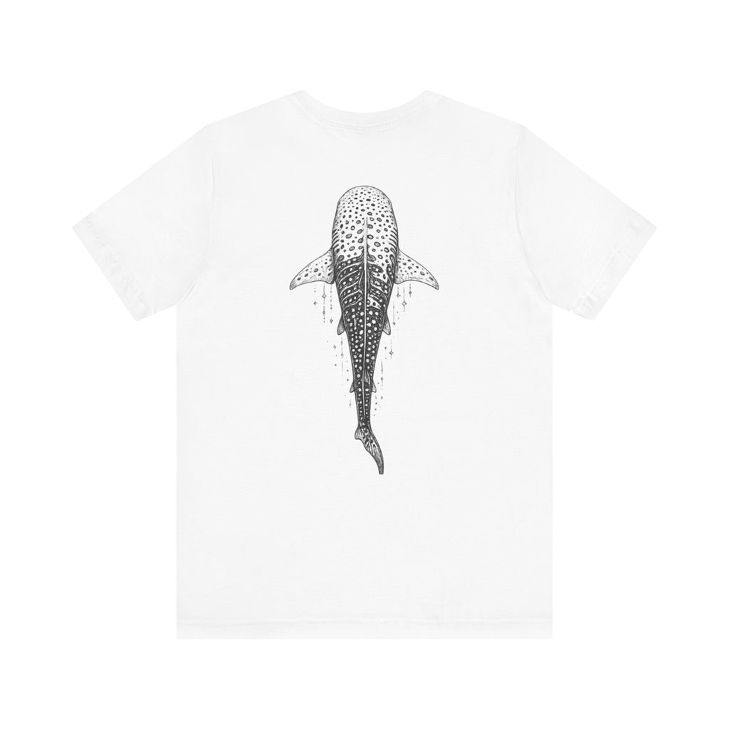 Whale Shark Graphic Tee — Minimalist Ocean Animal T-Shirt