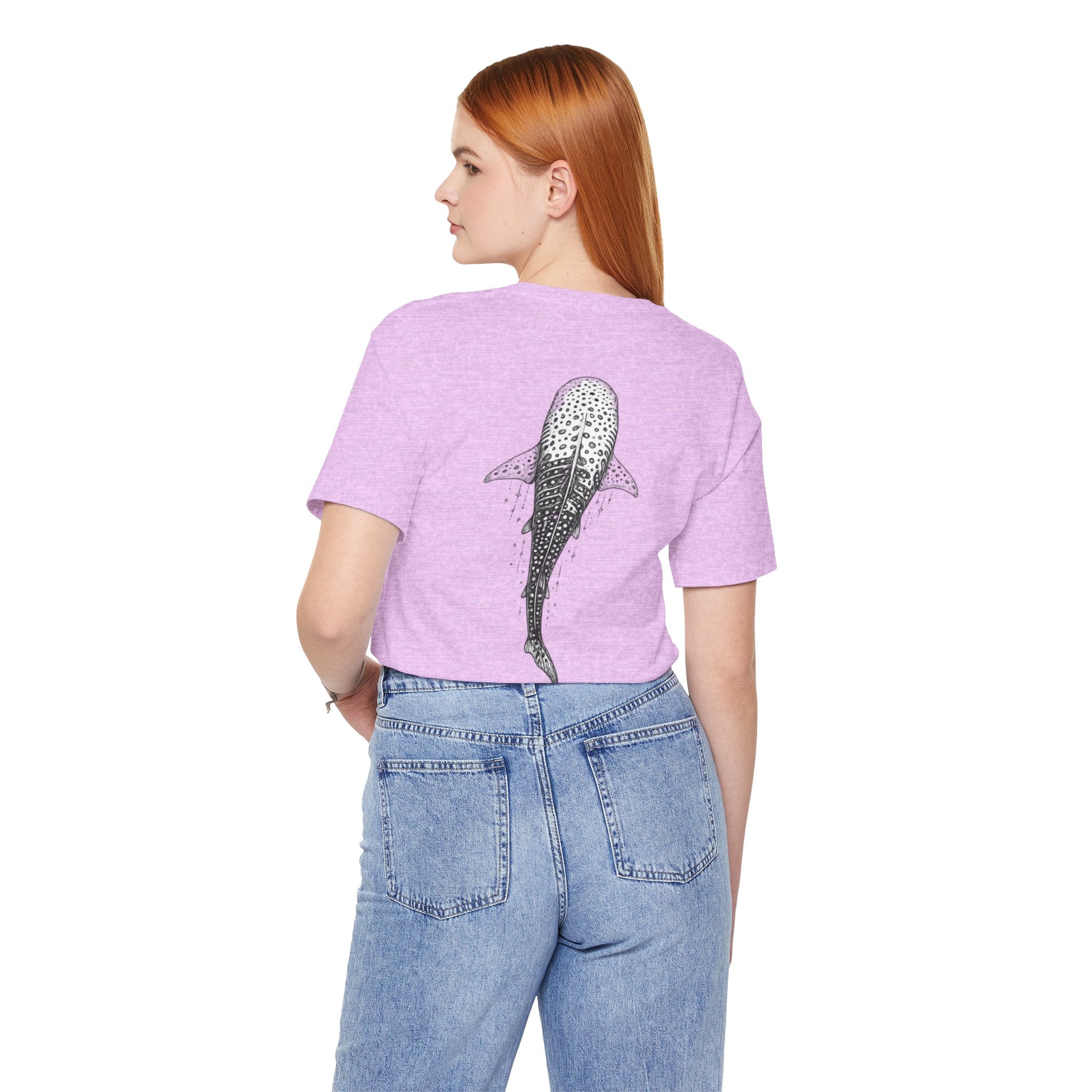 Whale Shark Graphic Tee — Minimalist Ocean Animal T-Shirt
