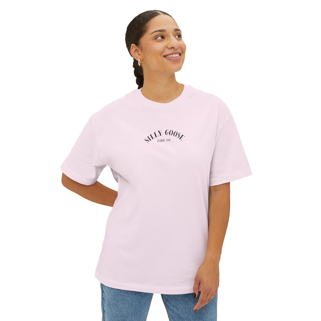 Alligator Graphic Tee — "Stay Cool" Oversized Boxy T‑Shirt
