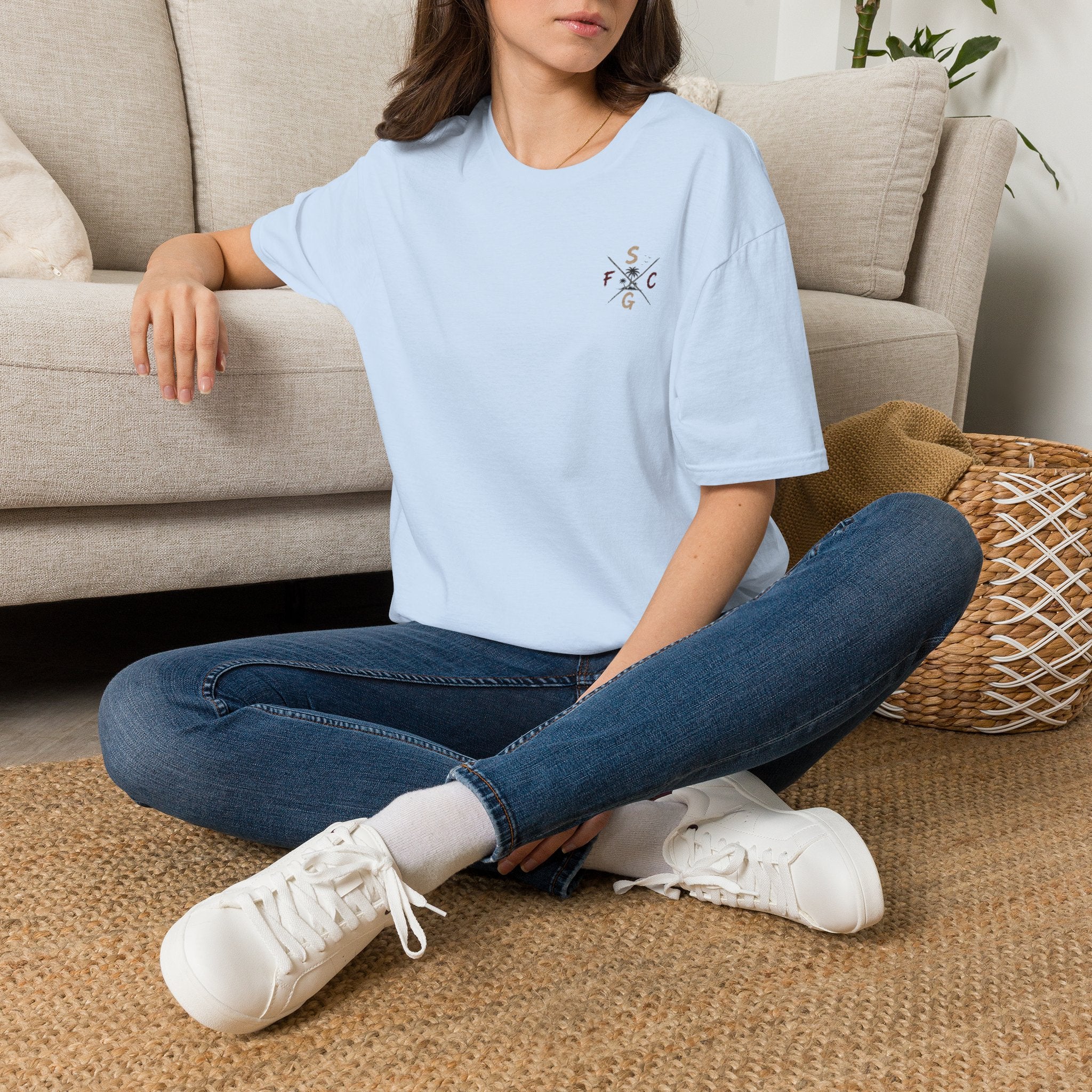 Minimal Coastal Monogram T-Shirt