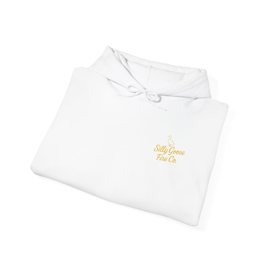 Stay Silly  Adult Unisex Hoodie — Retro Script Graphic Pullover for Playful Style