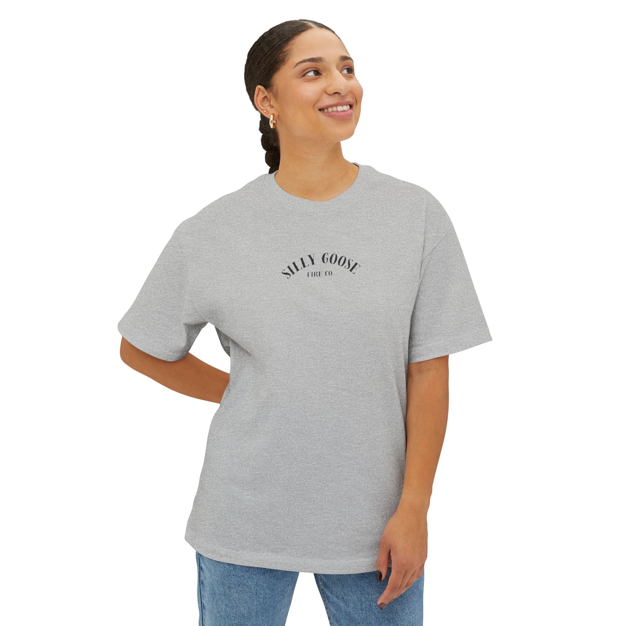 Alligator Graphic Tee — "Stay Cool" Oversized Boxy T‑Shirt