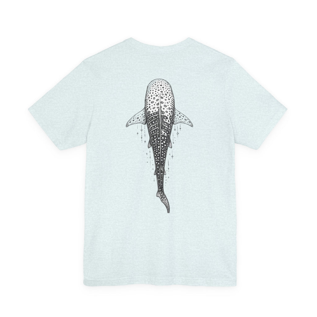 Whale Shark Graphic Tee — Minimalist Ocean Animal T-Shirt