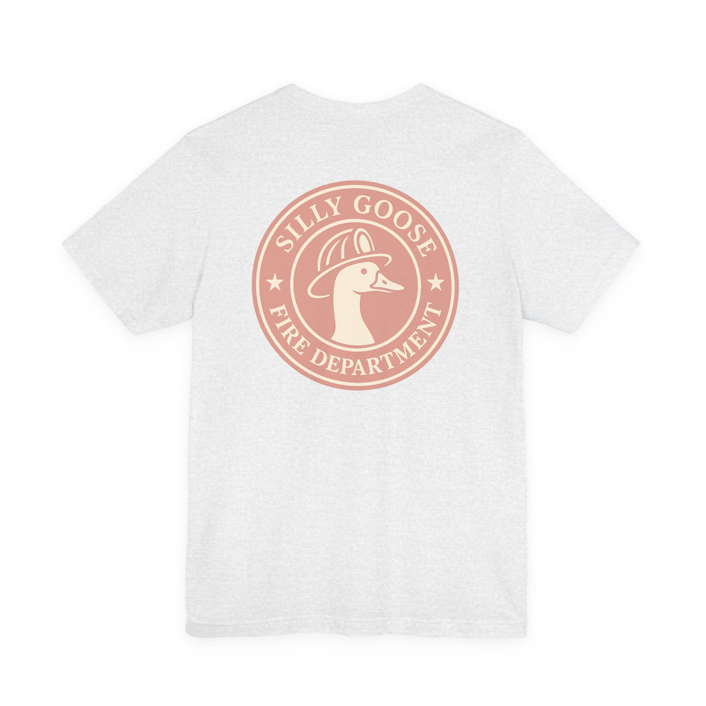 Silly Goose Fire Department T‑Shirt — Retro Firefighter Goose Graphic Tee