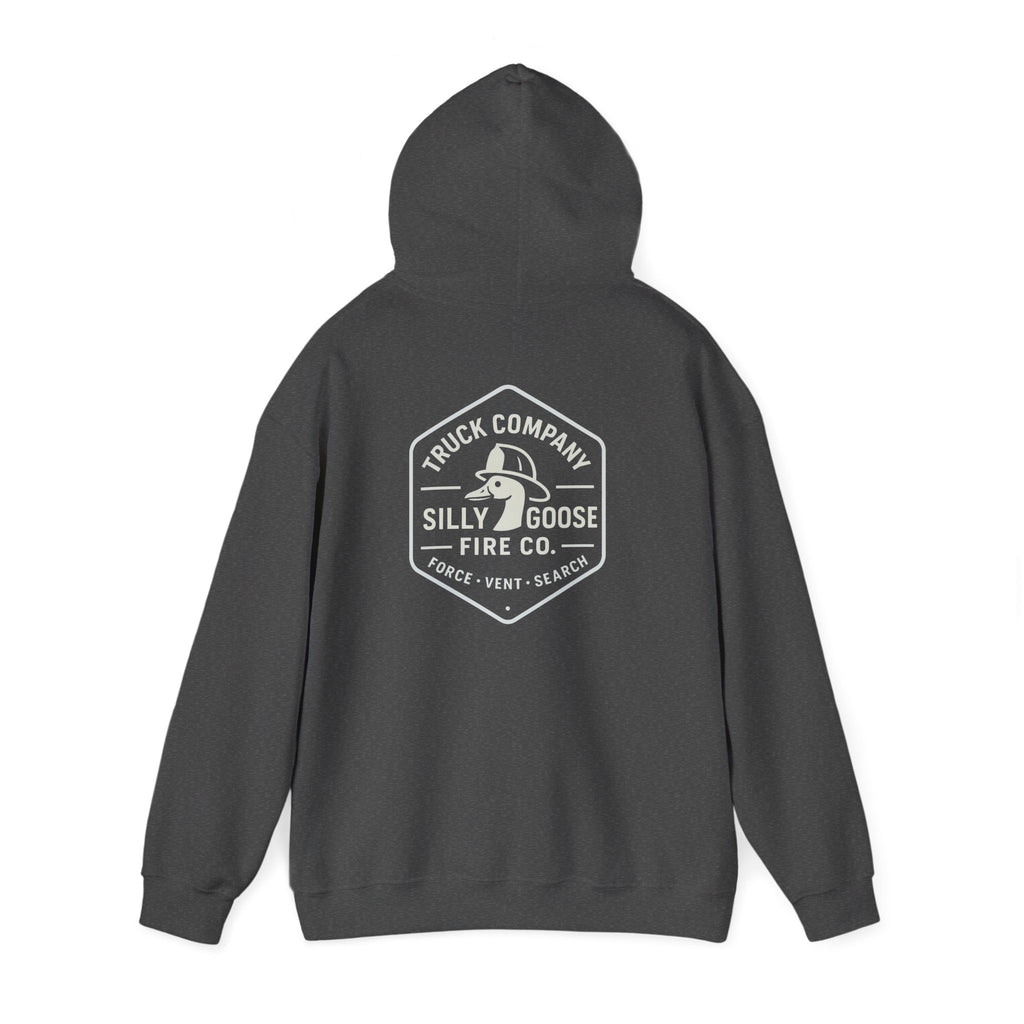 Silly Goose Fire Co. Hooded Sweatshirt - Truck Company Firefighter Pullover