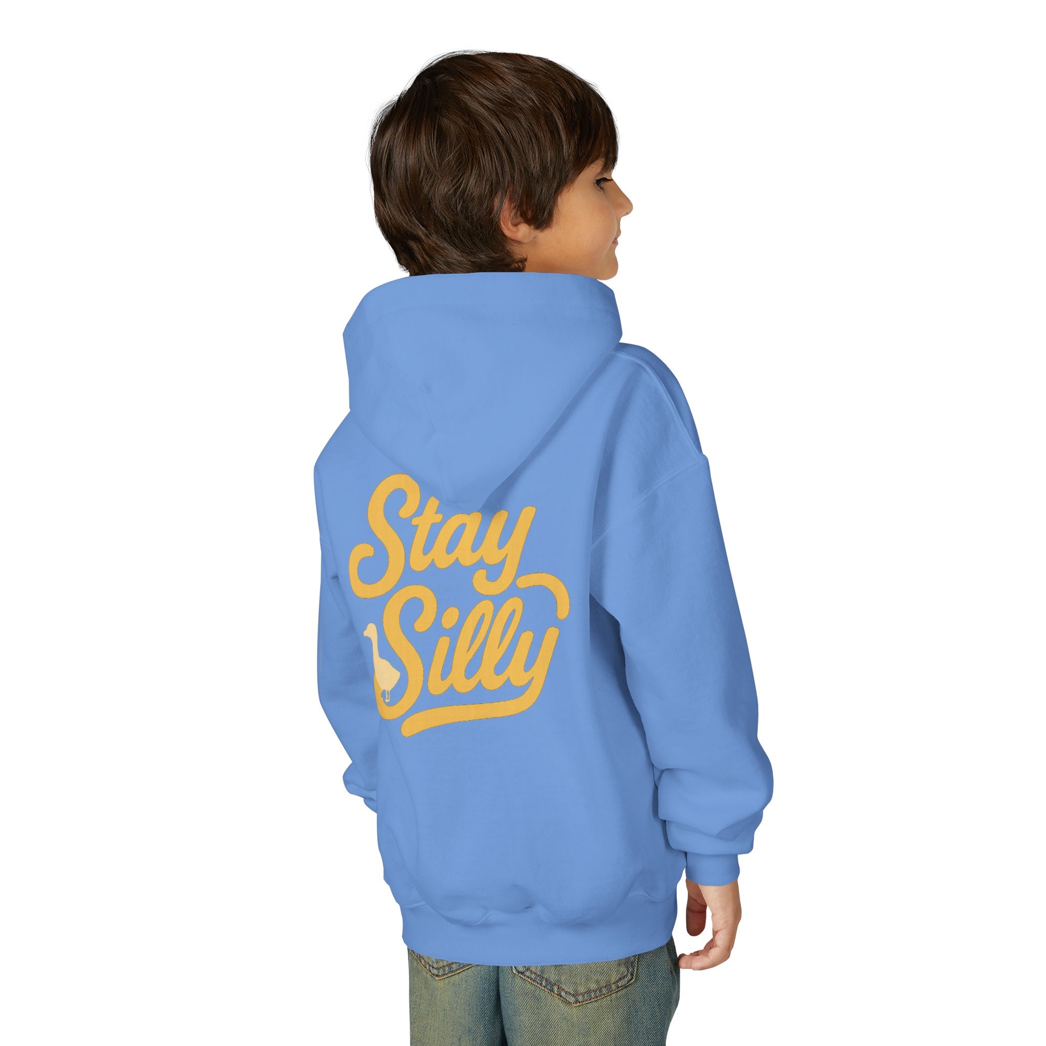 Youth Hoodie — "Stay Silly" Playful Graphic Pullover