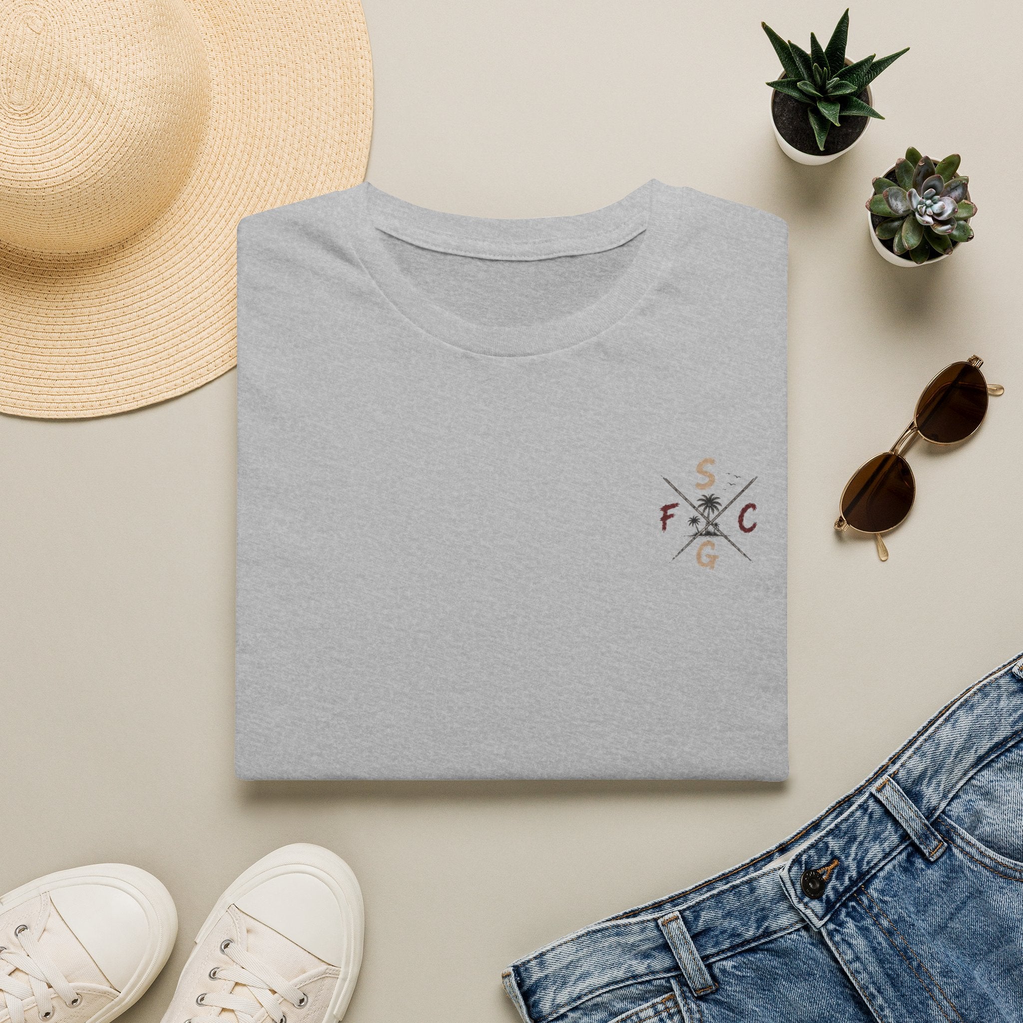 Minimal Coastal Monogram T-Shirt