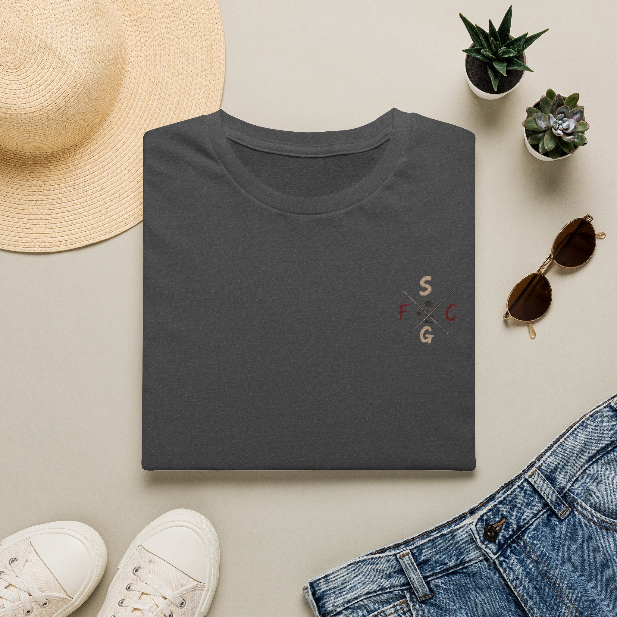 Minimal Coastal Monogram T-Shirt