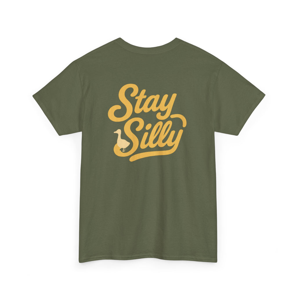 Stay Silly Unisex T-Shirt — Playful Retro Script Tee